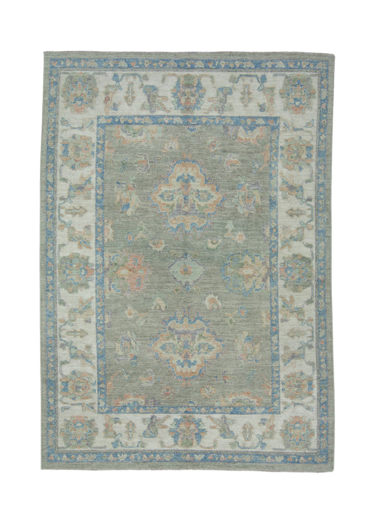 Turkish Oushak Rug 6'11" x 9'9" #17856