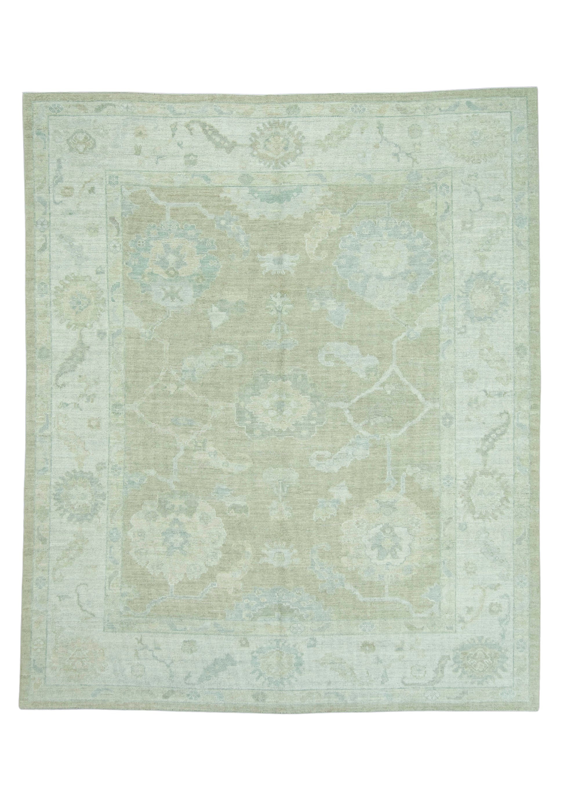 Turkish Oushak Rug 8'7" x 10'3" #19393