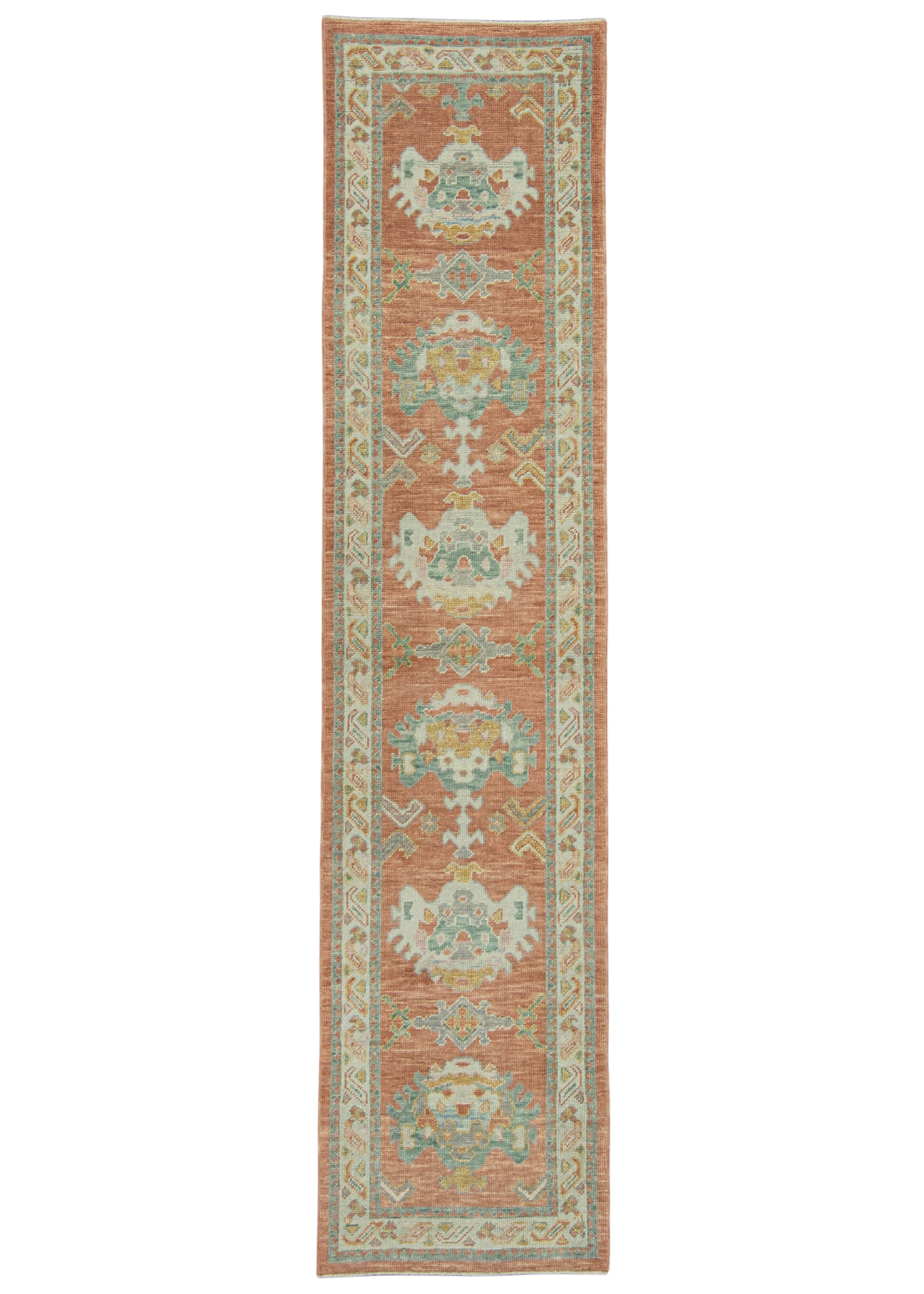 Turkish Oushak Runner Rug 2'11" x 12'6" #23662