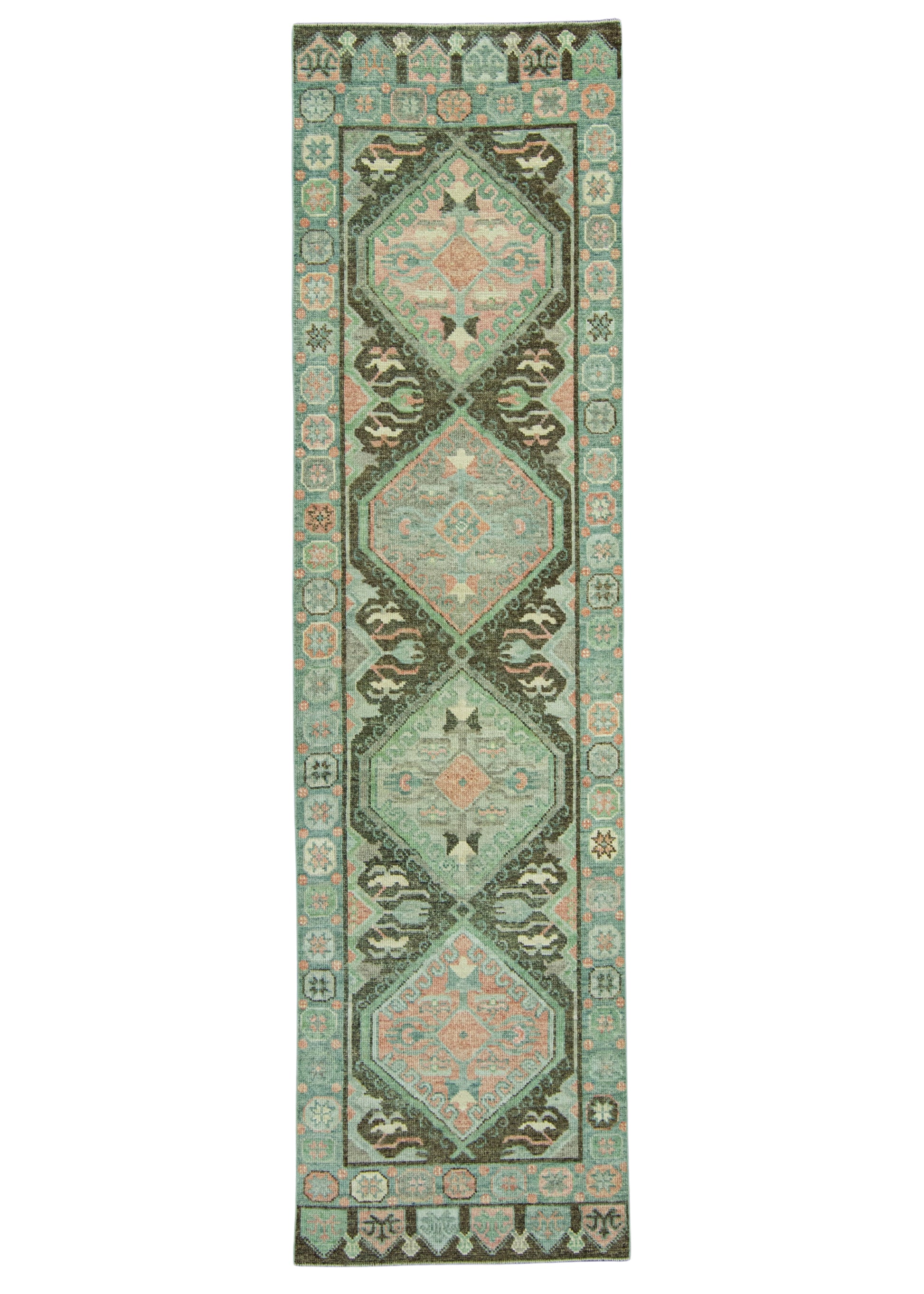 Turkish Oushak Rug 2'10" x 10'6" #20024