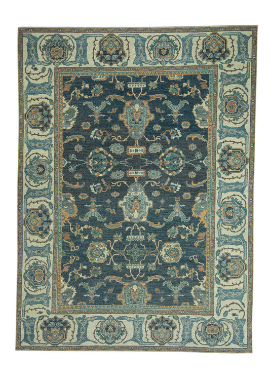 Turkish Oushak Antique Look Rug 9'1" x 12'4" #20096