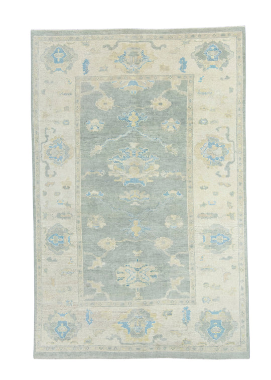 Turkish Oushak Rug 5'10" x 9' #18616