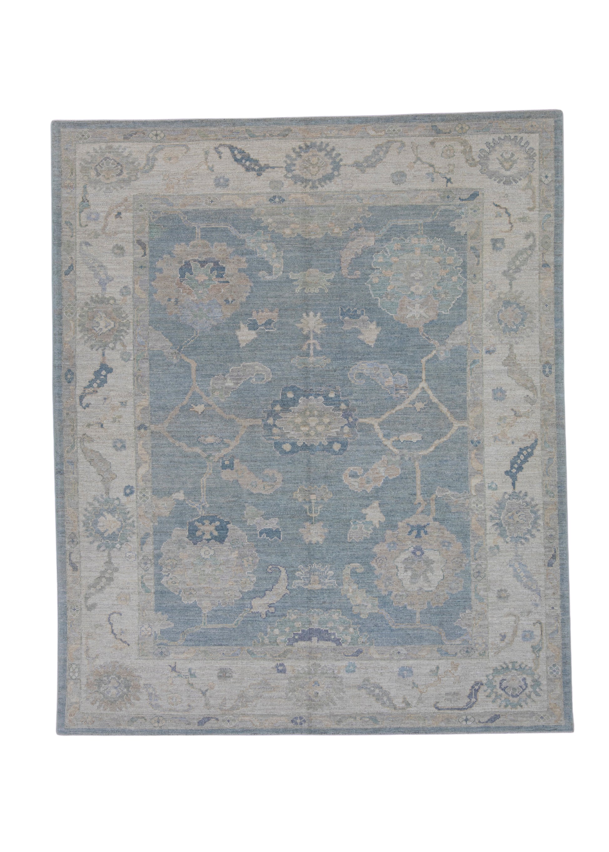 Turkish Oushak Rug 8'1" x 9'9" #16038