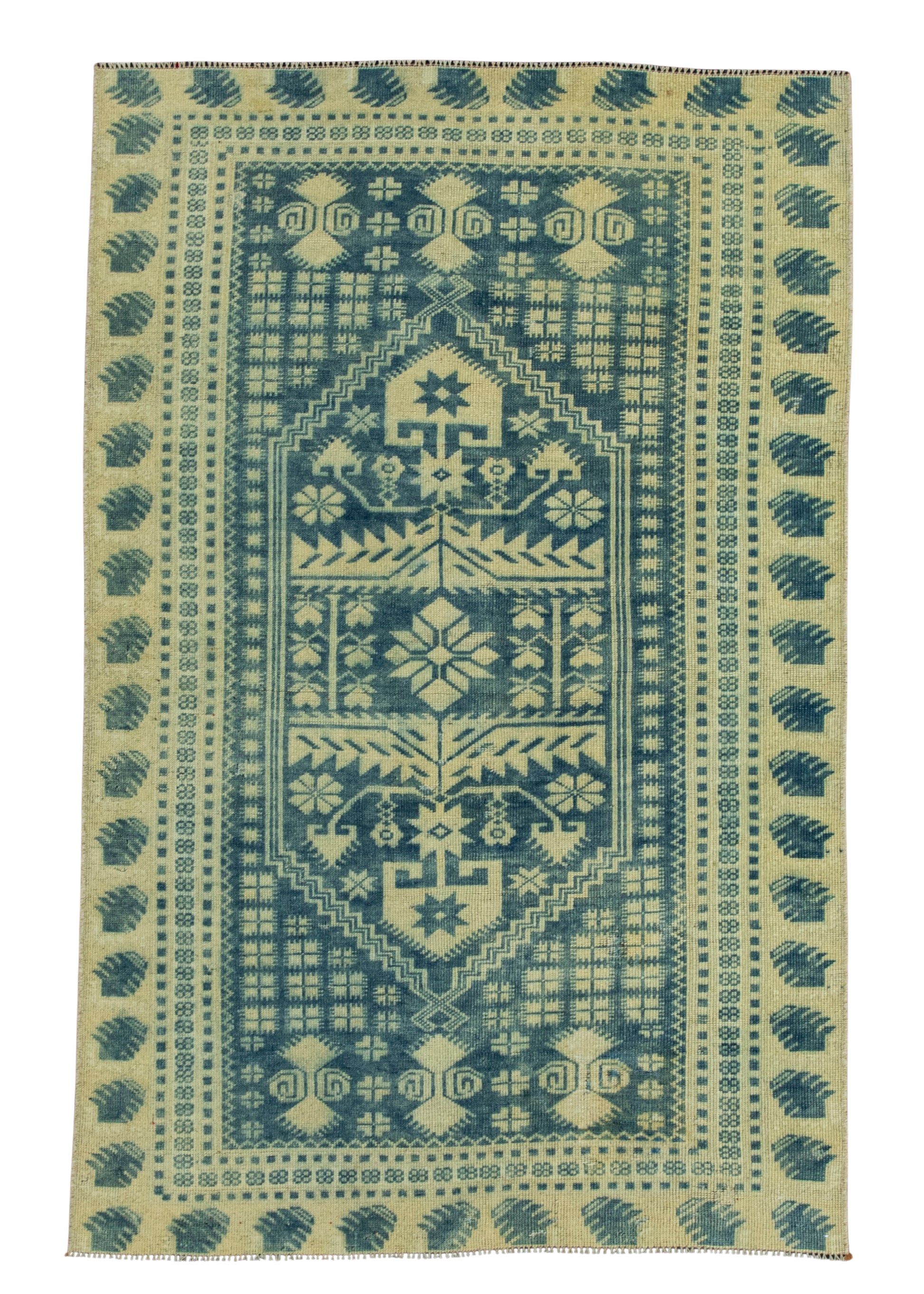 Turkish Vintage Rug  3'5" x 5'3" #20706