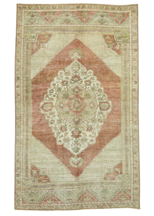 Turkish Vintage Rug 4'9" x 7'8" #20592