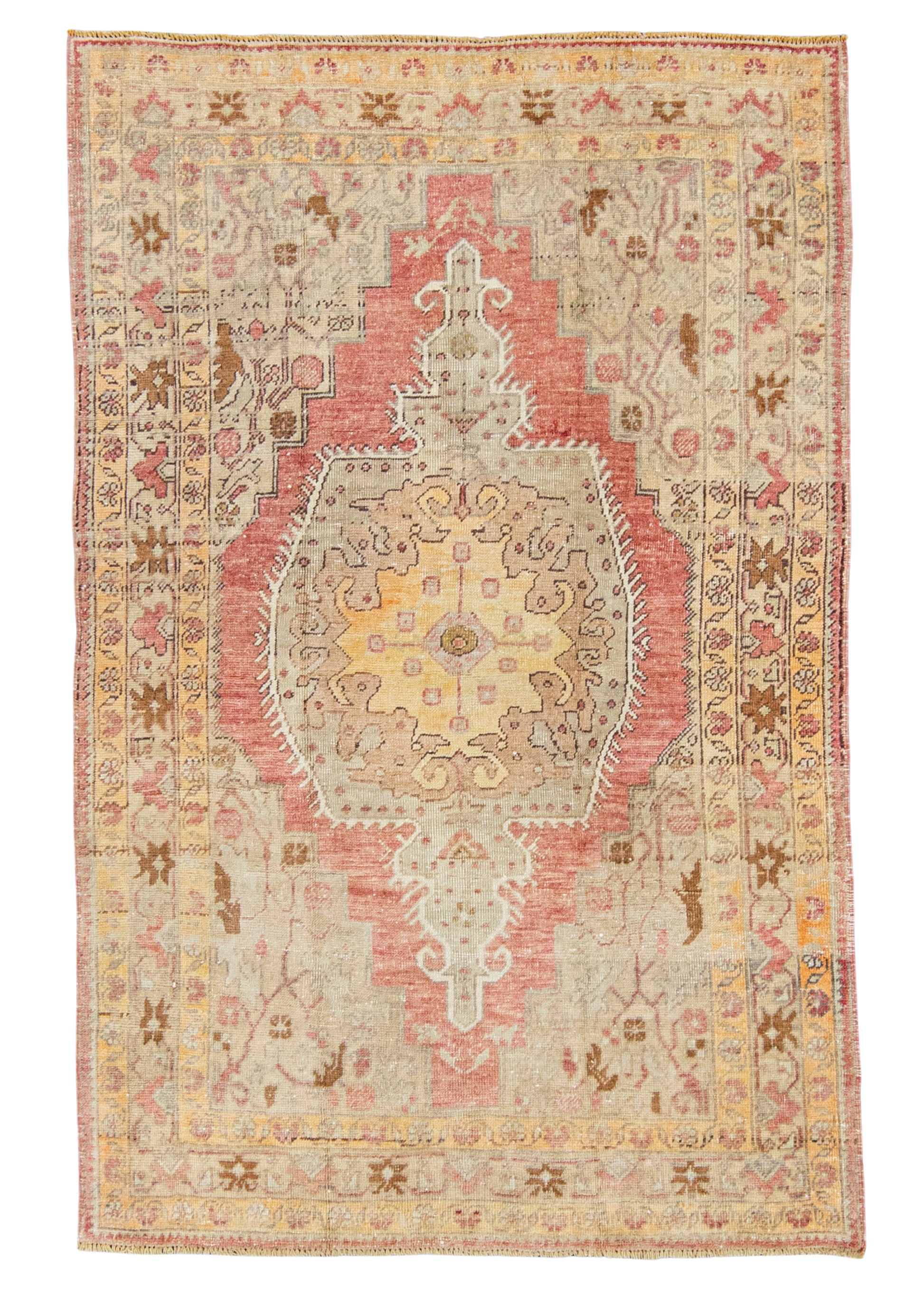 Turkish Vintage Rug  4' x 6'3" #21318