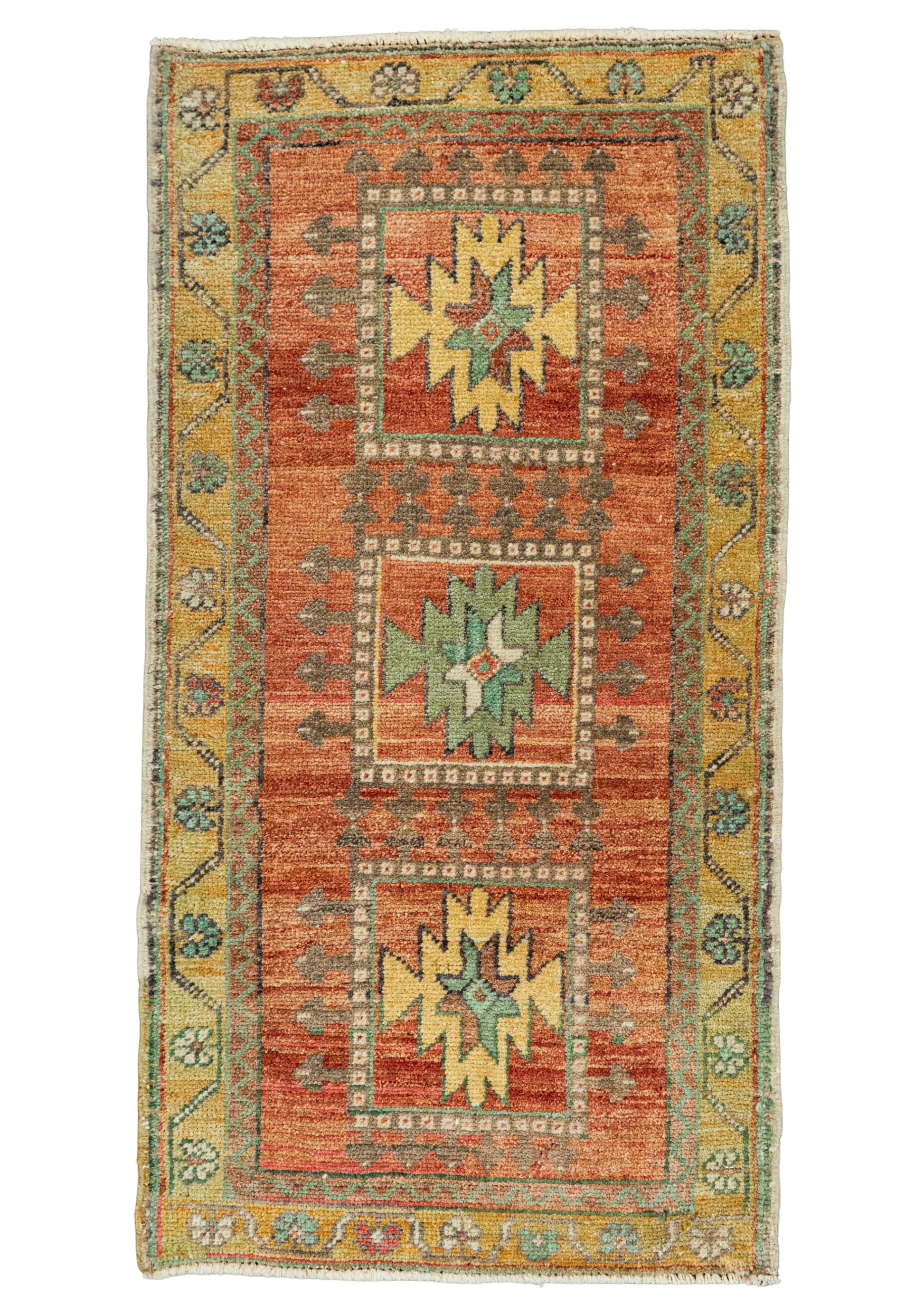 Turkish Yastik Rug  1'7" x  3'1" #22586
