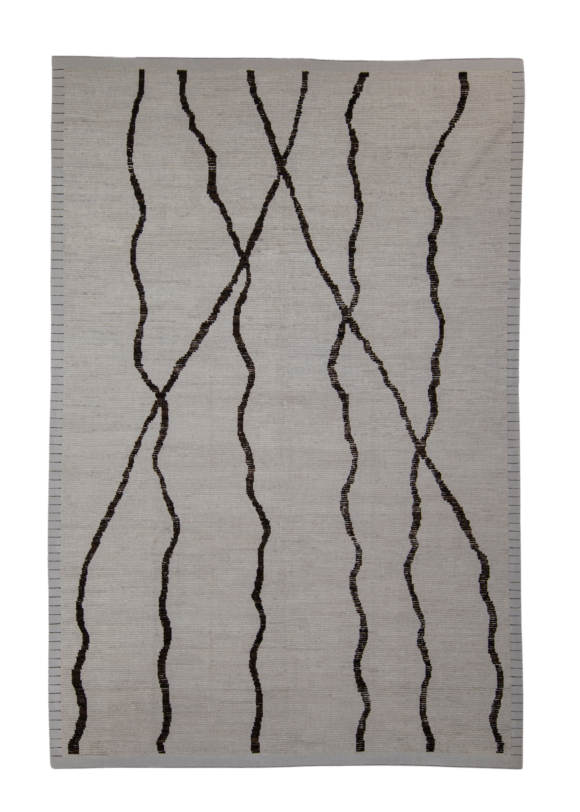 Turkish Tulu Rug Hand Knotted Rug 8'10" x 12'8" #6167