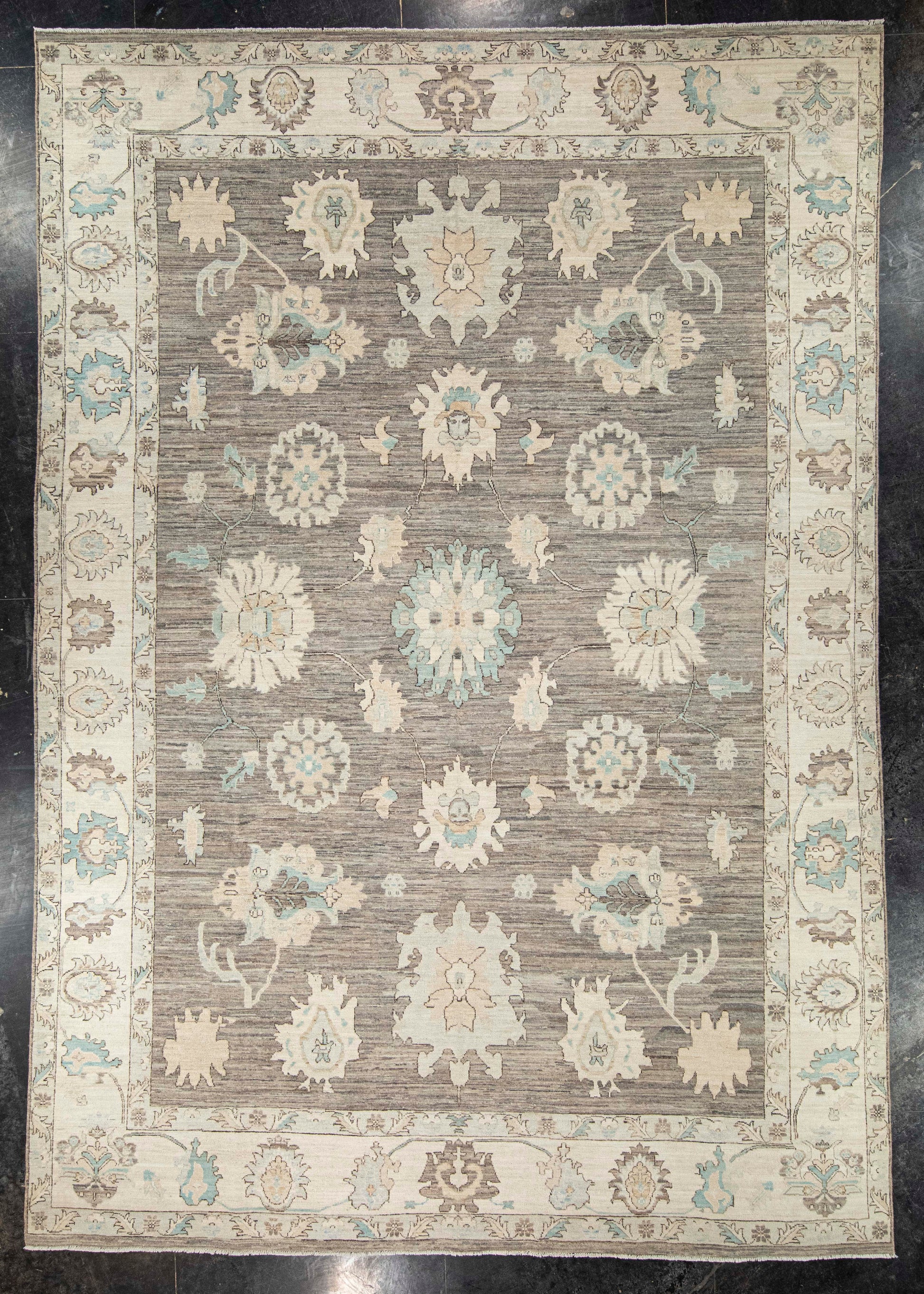 Oushak Rug  9'6" x 13'8" #21387