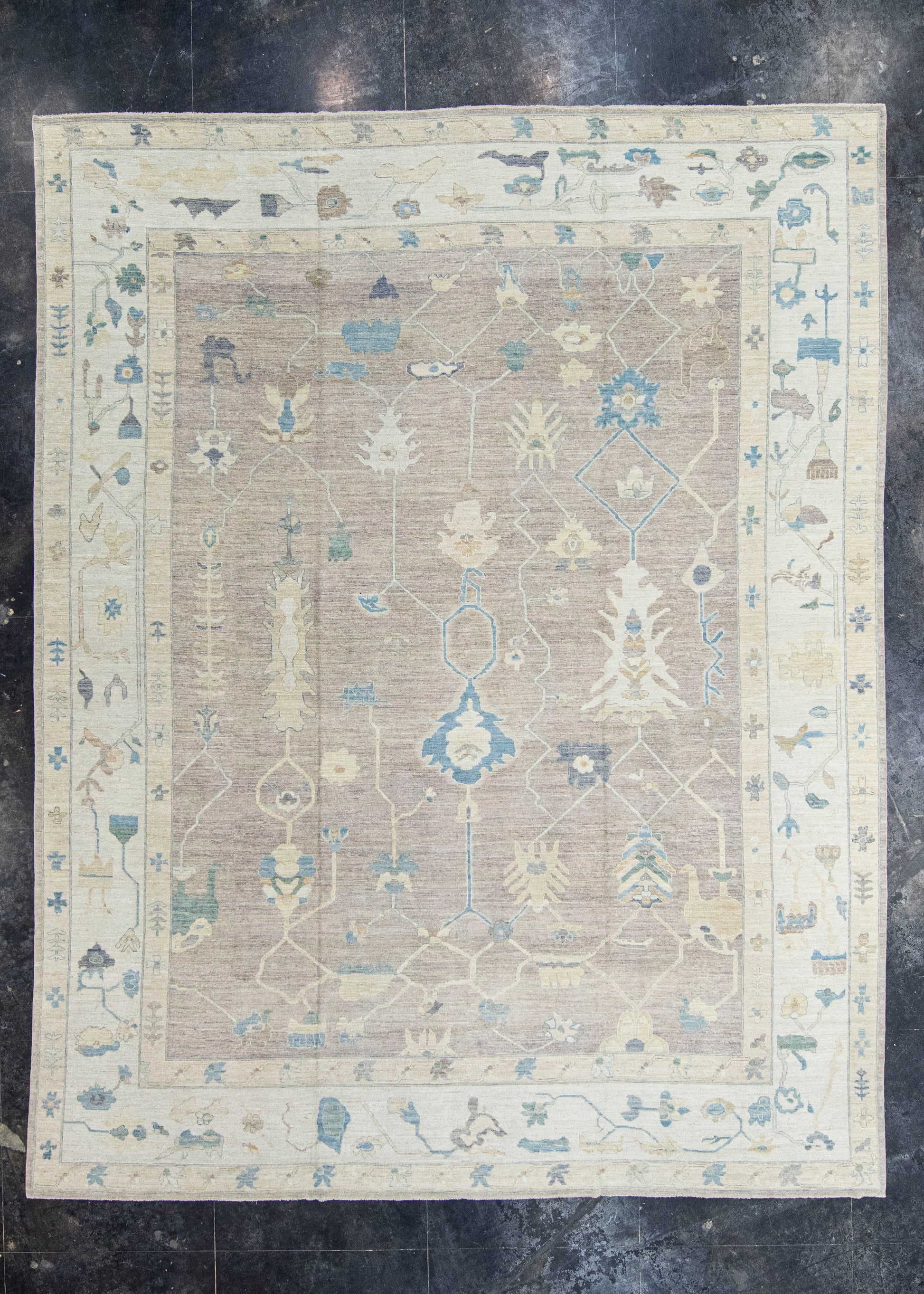 Turkish Oushak Antique Look Rug 12' x 15'4" #21304