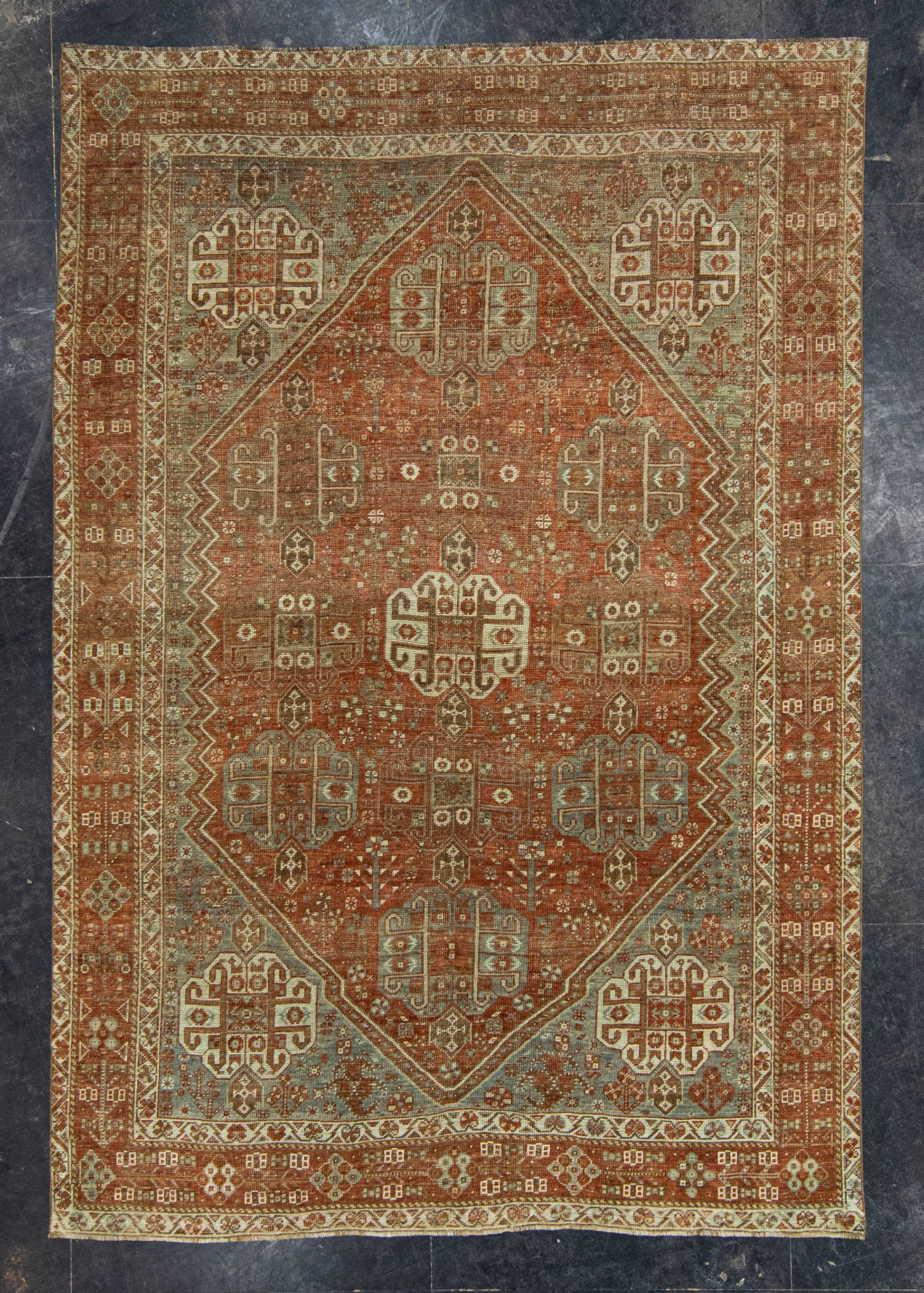 Turkish Vintage Rug  6'10" x 9'11" #21129
