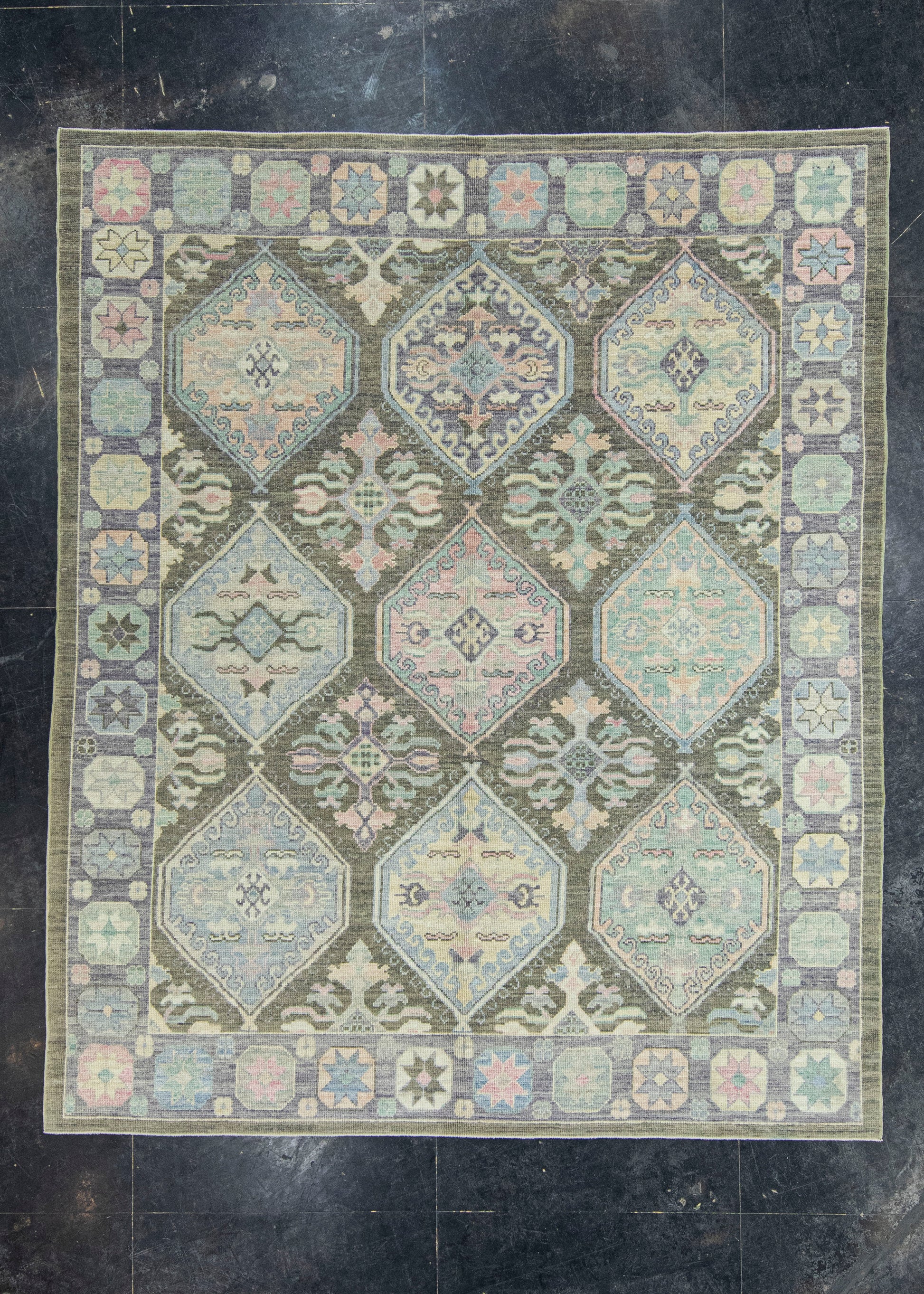 Turkish Oushak Rug 8'3" x 9'11" #21306