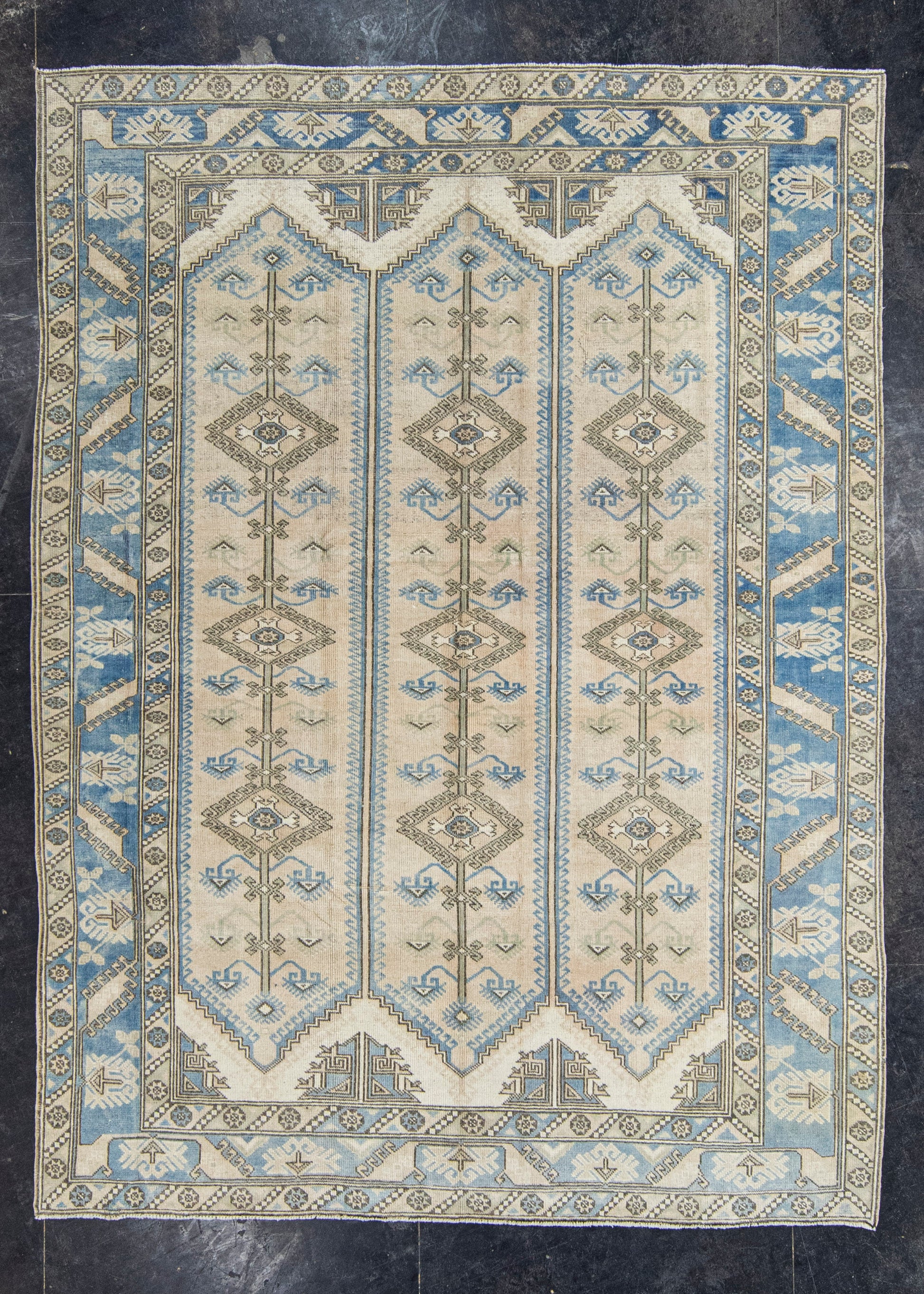 Turkish Vintage Rug  6'11" x 9'3" #21324