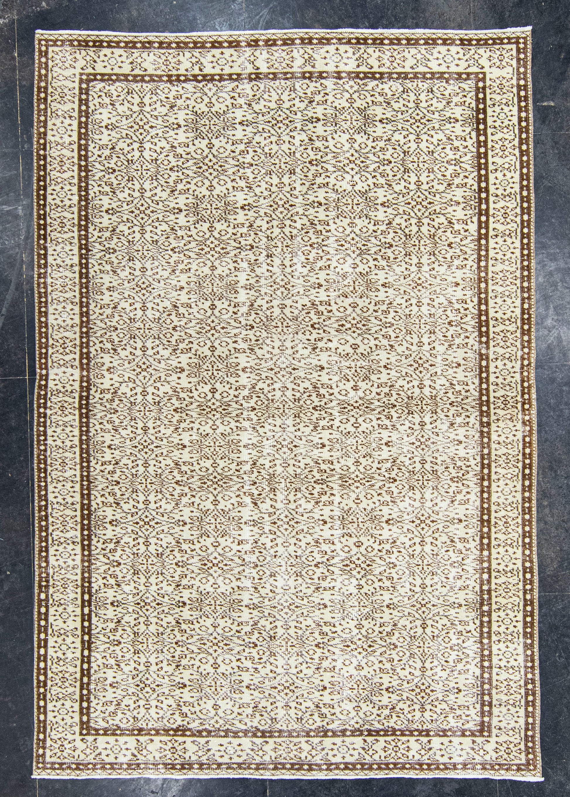 Turkish Vintage Rug  6'7" x 9'9" #21410