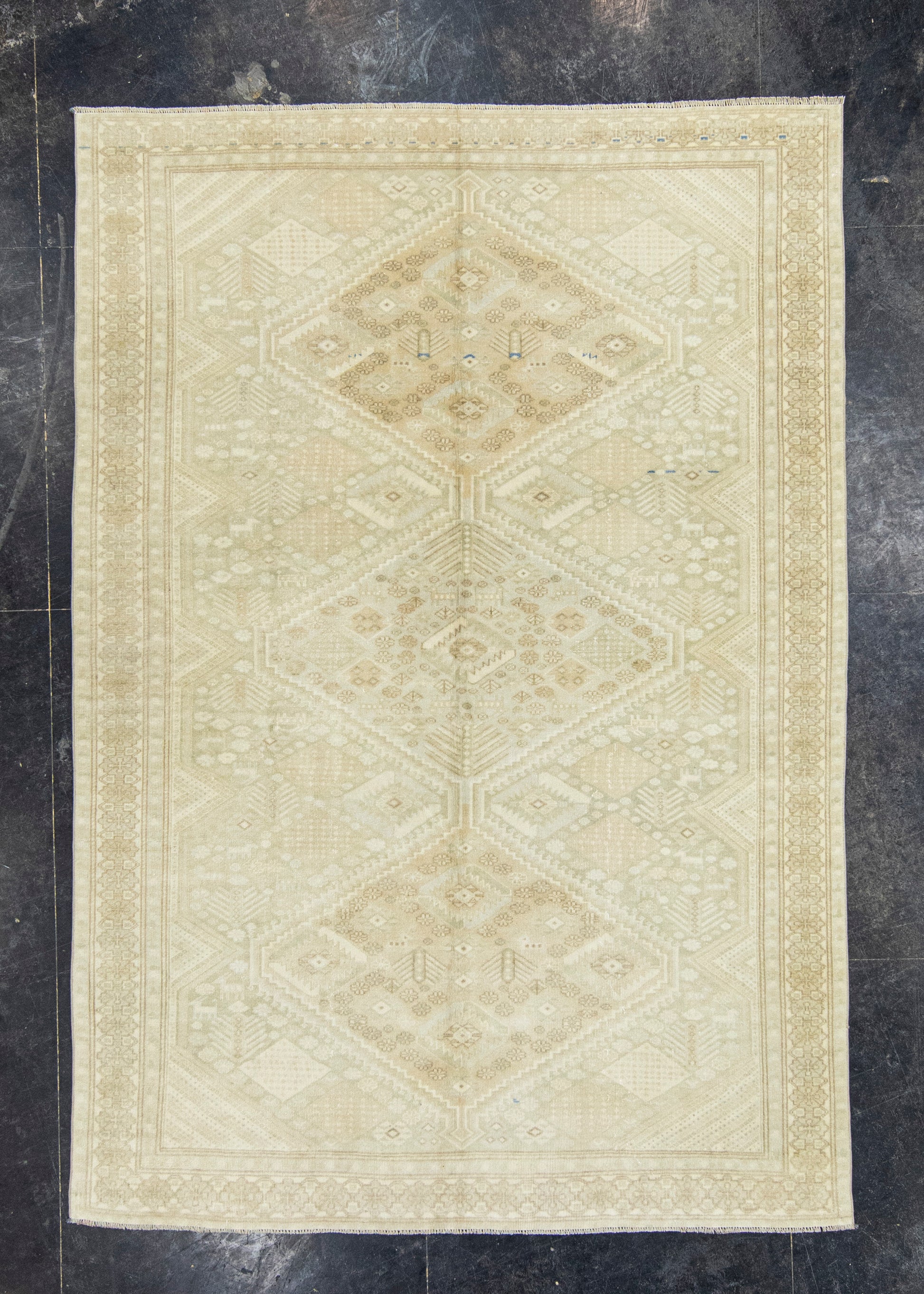 Turkish Vintage Rug  6'5" x 9'3" #21118