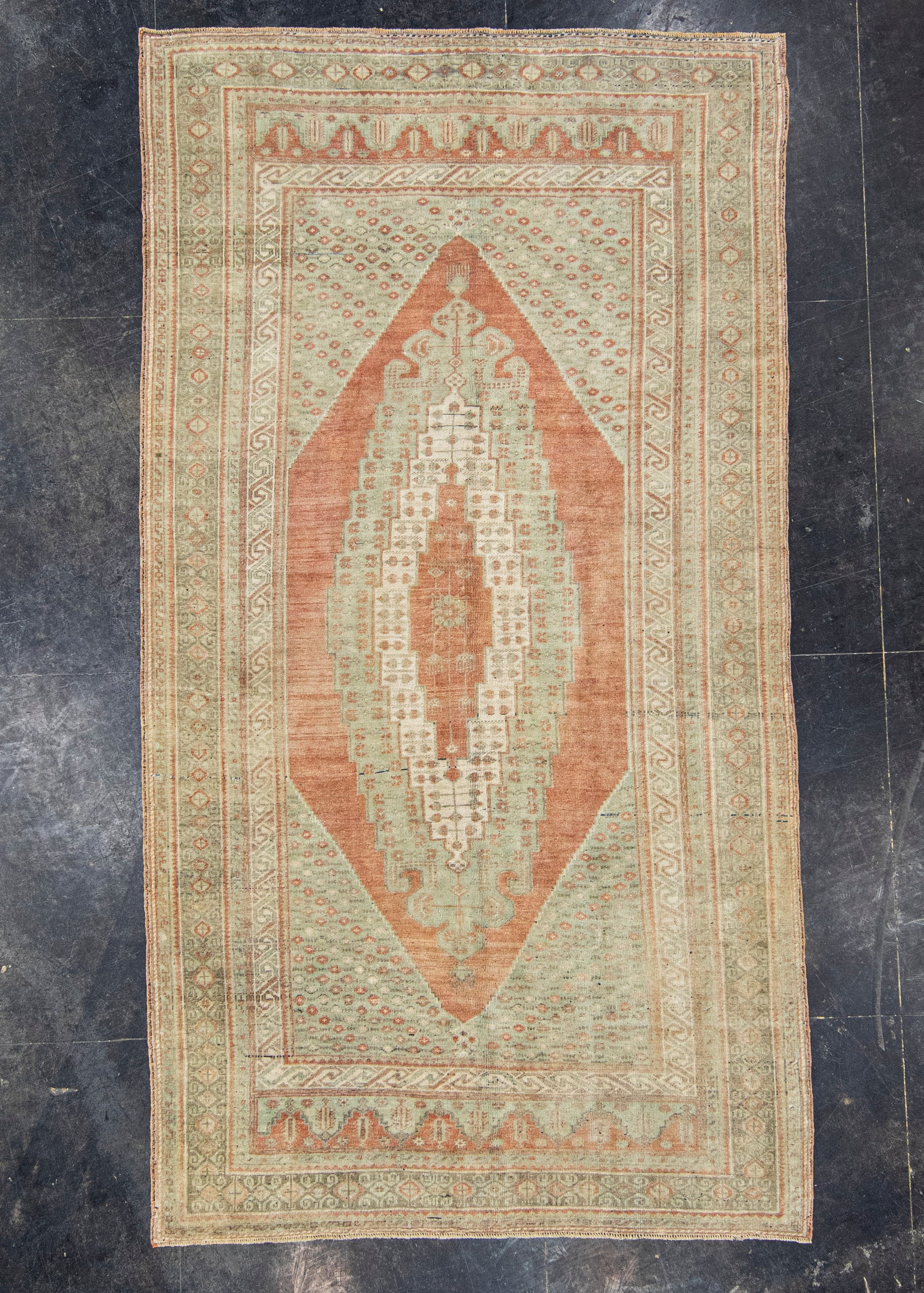 Turkish Vintage Rug  5'5" x 10'1" #21001