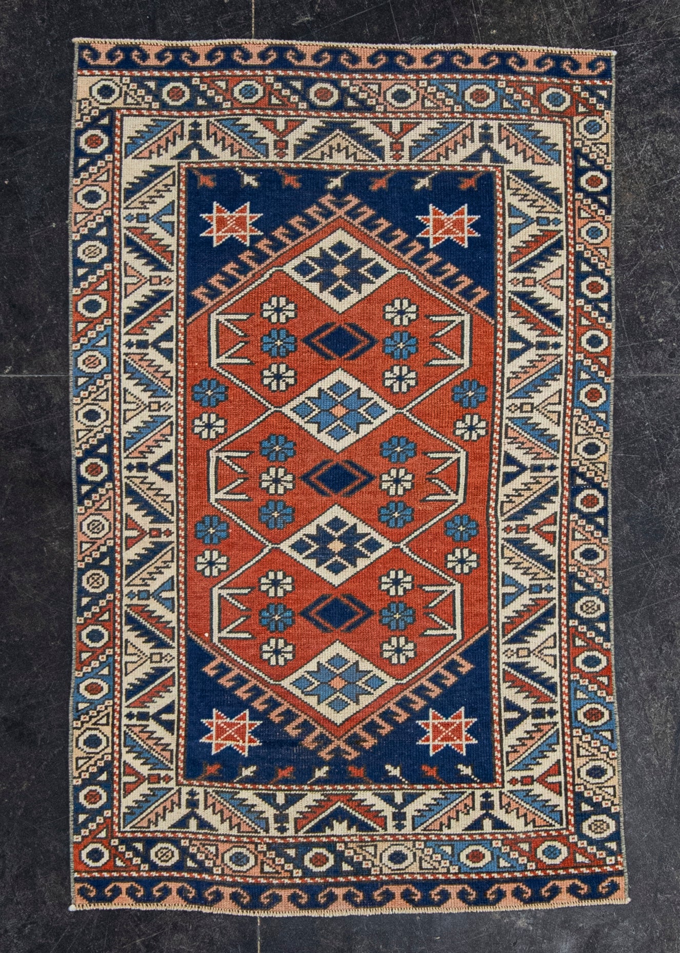 Turkish Vintage Rug  2'7" x 4' #21314
