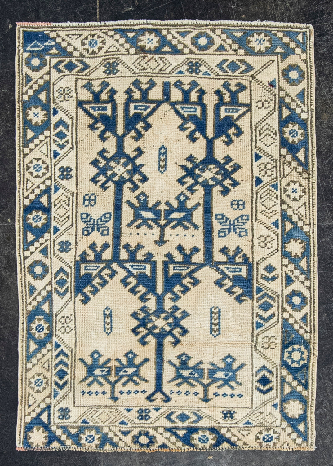 Turkish Vintage Rug  2'4" x 3'3" #21312