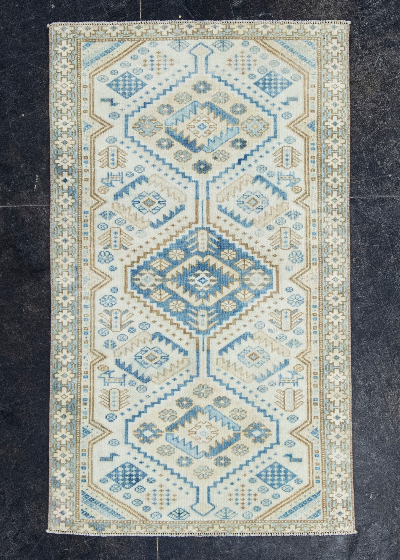 Turkish Vintage Rug  2'4" x 4' #21111