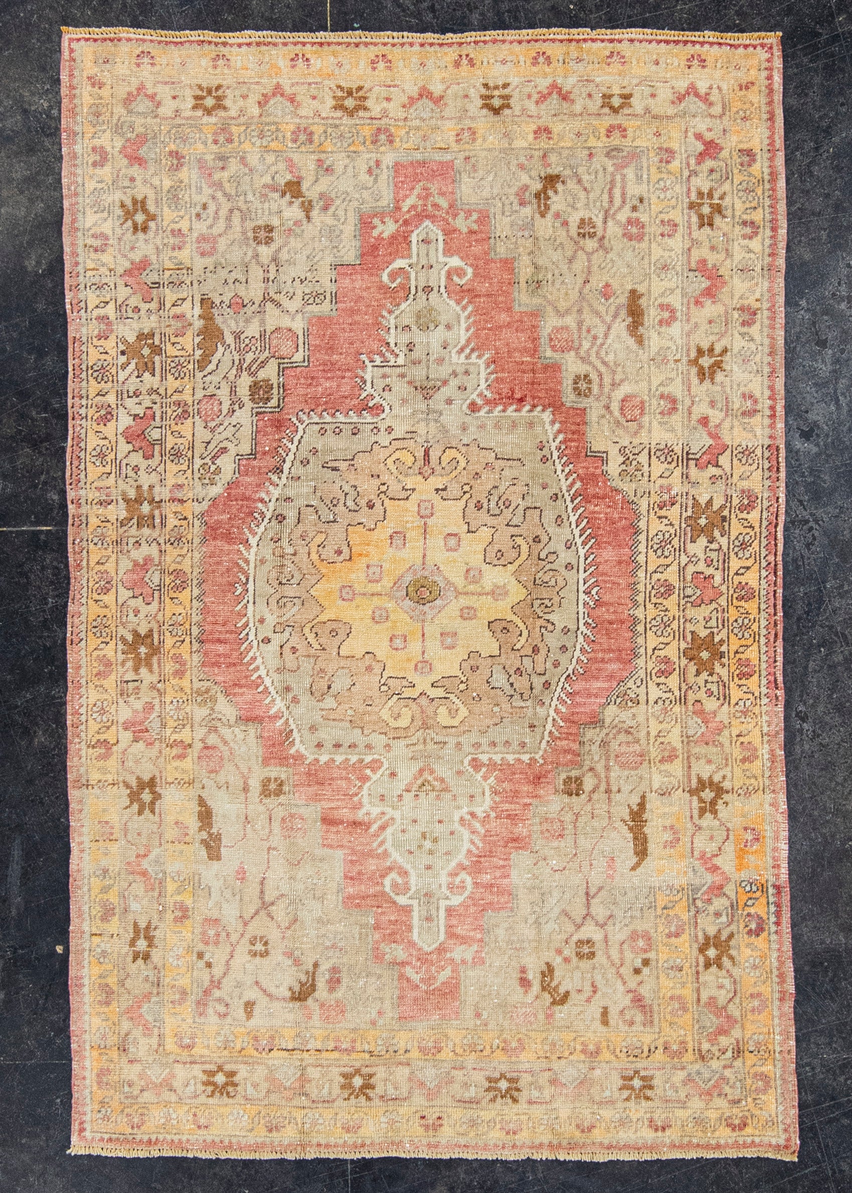 Turkish Vintage Rug  4' x 6'3" #21318