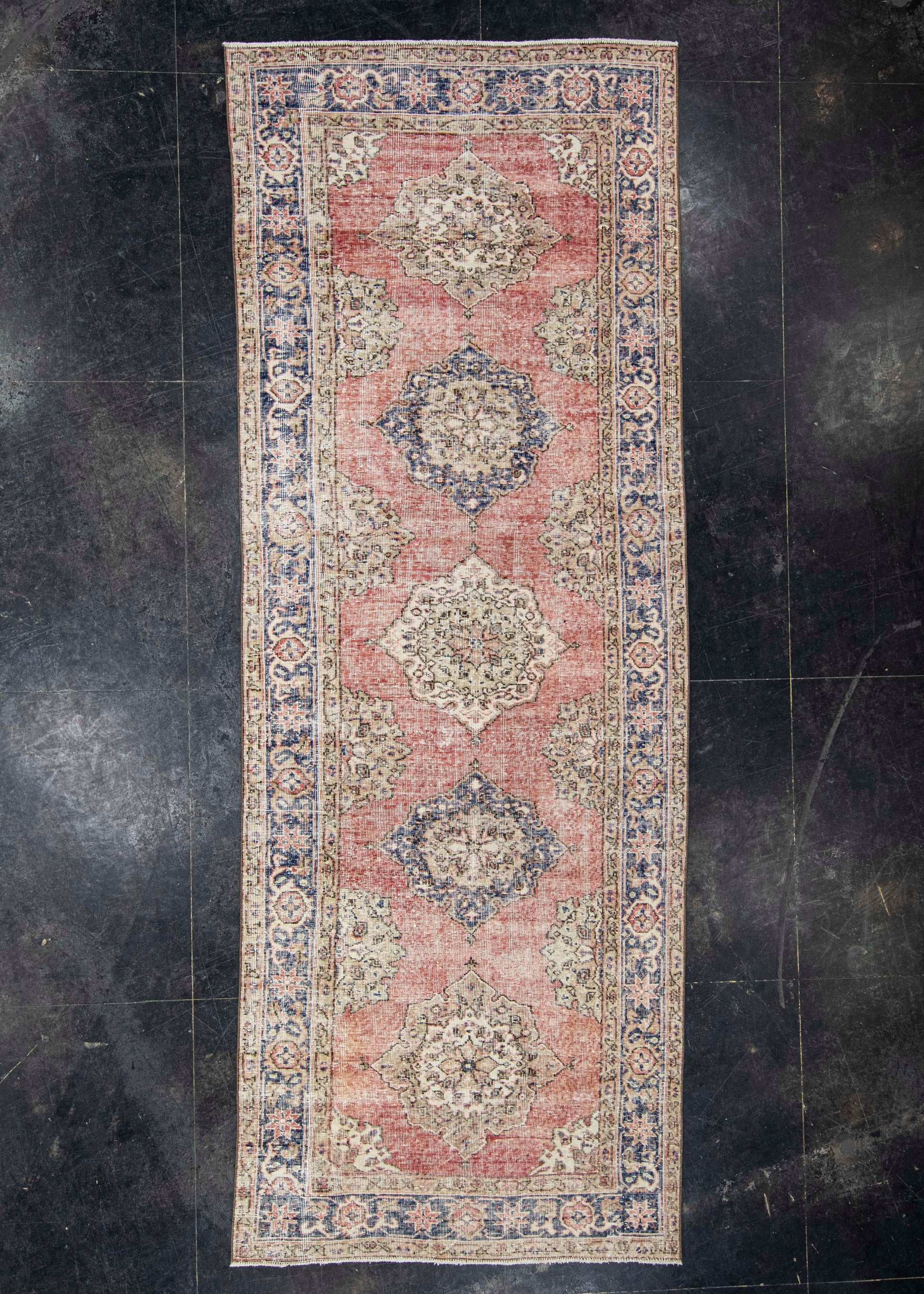 Turkish Vintage Rug  4'5" x 11'11" #21391