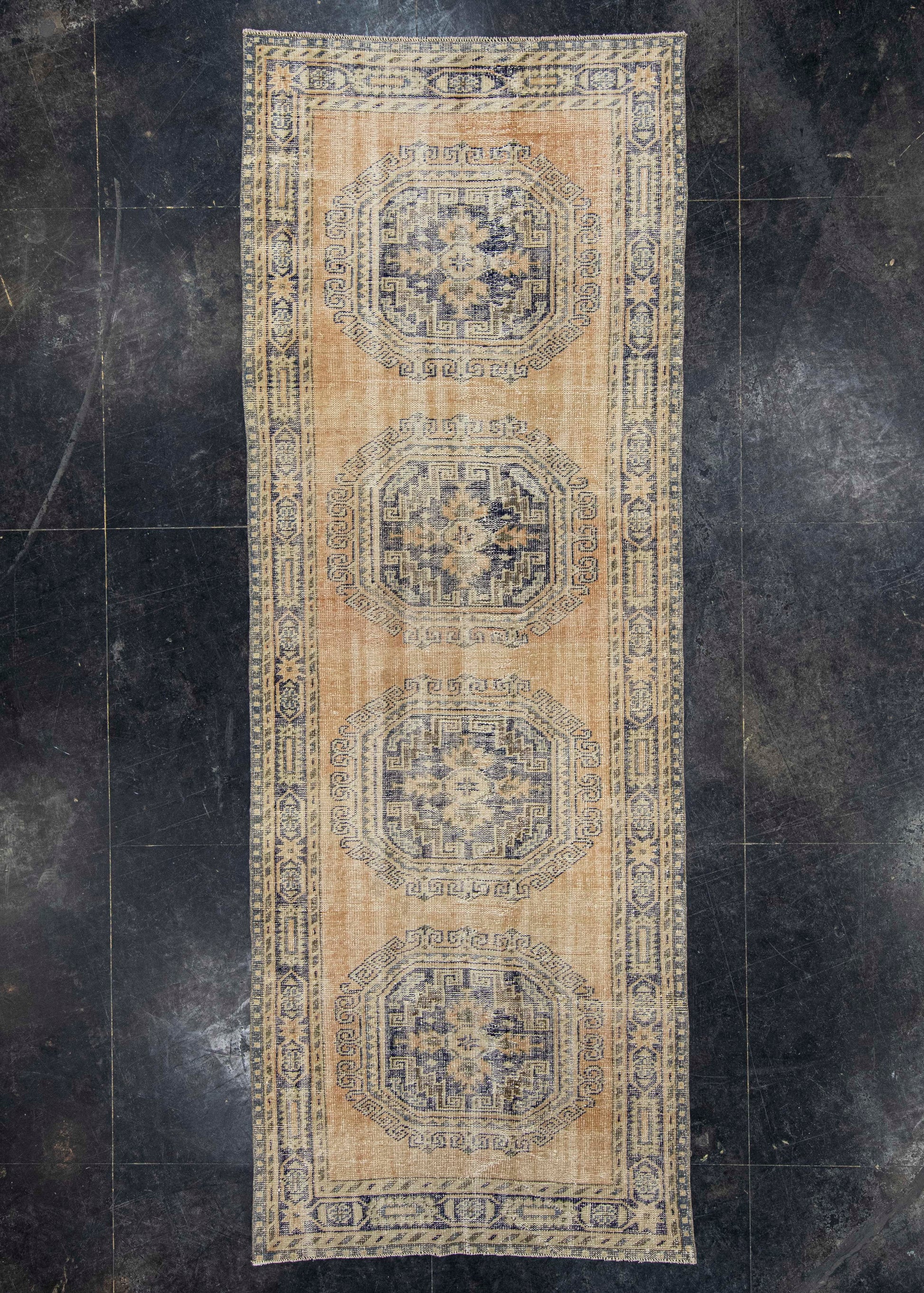 Turkish Vintage Rug  4'1" x 11'4" #21392