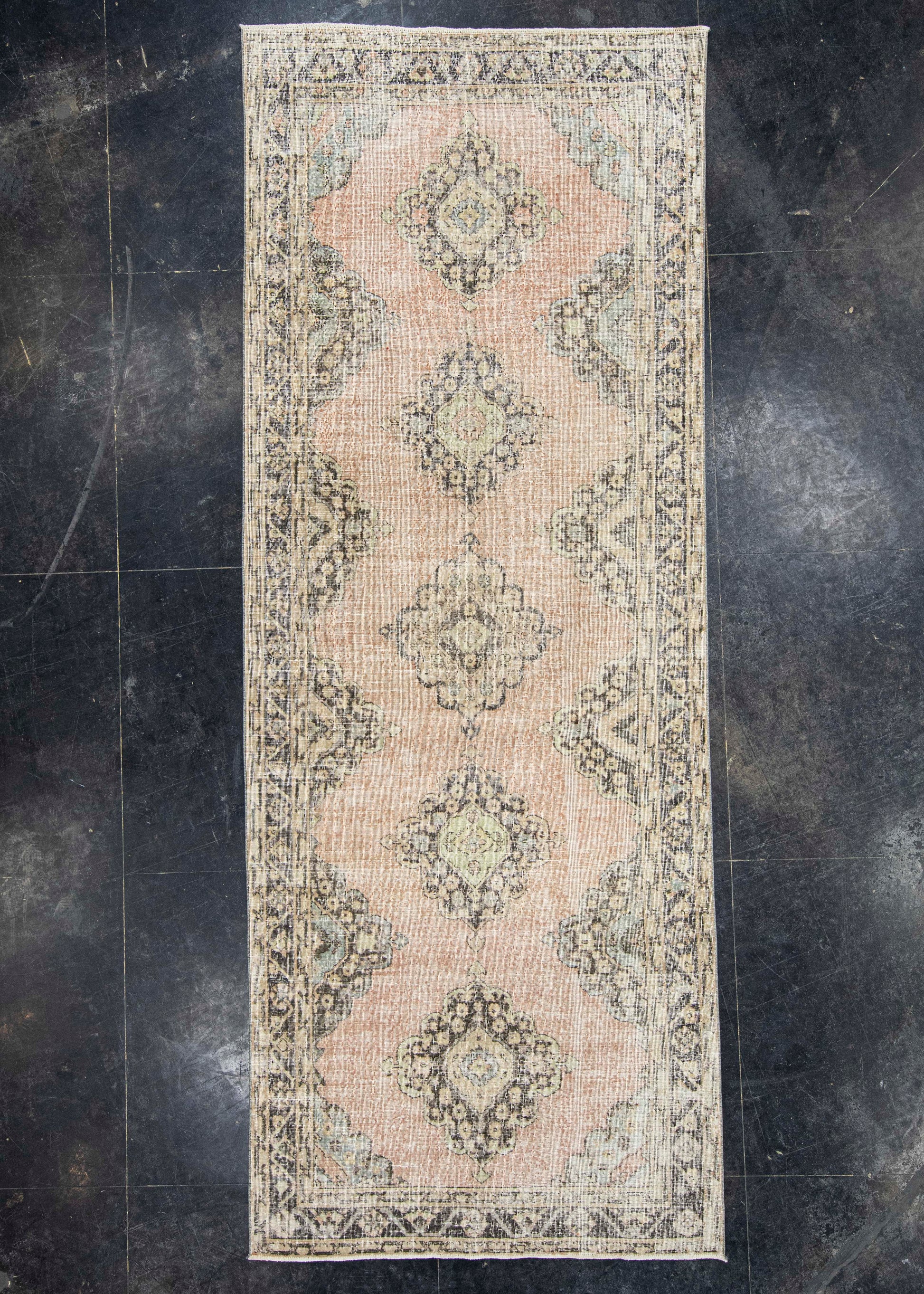 Turkish Vintage Rug  4'8" x 12' #21393