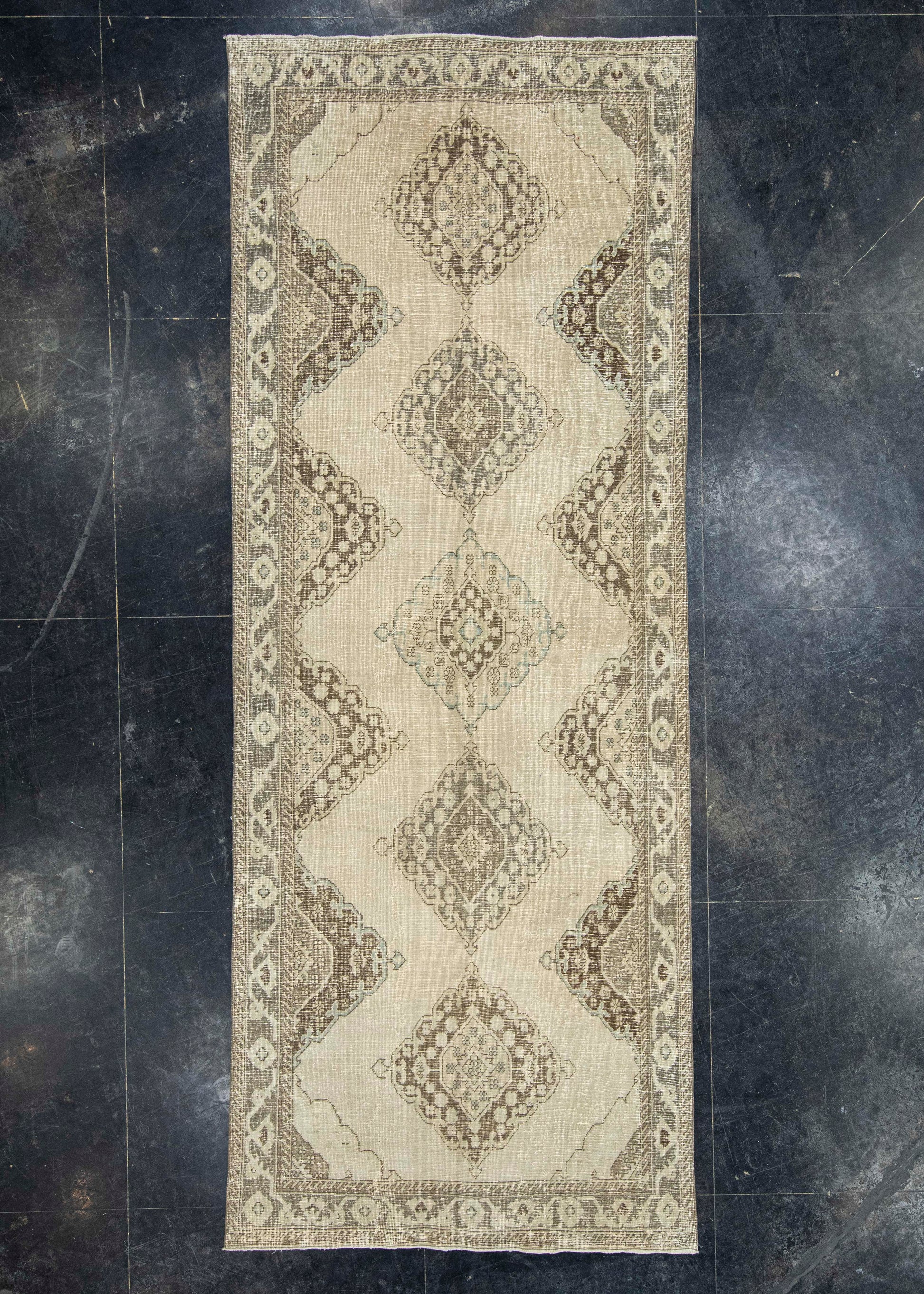 Turkish Vintage Rug  4'8" x 12'3" #21396