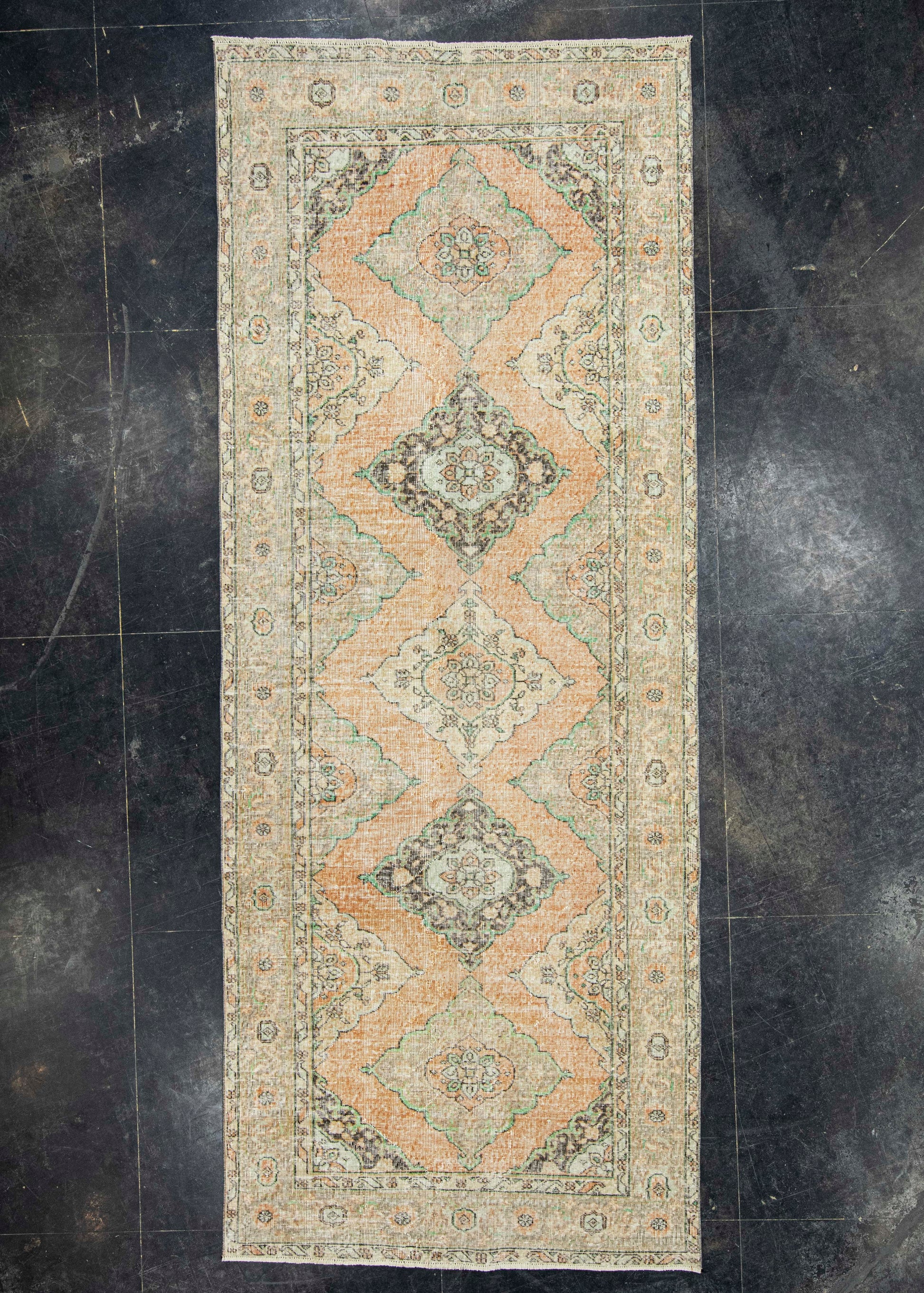 Turkish Vintage Rug  4'9" x 12'1" #21400