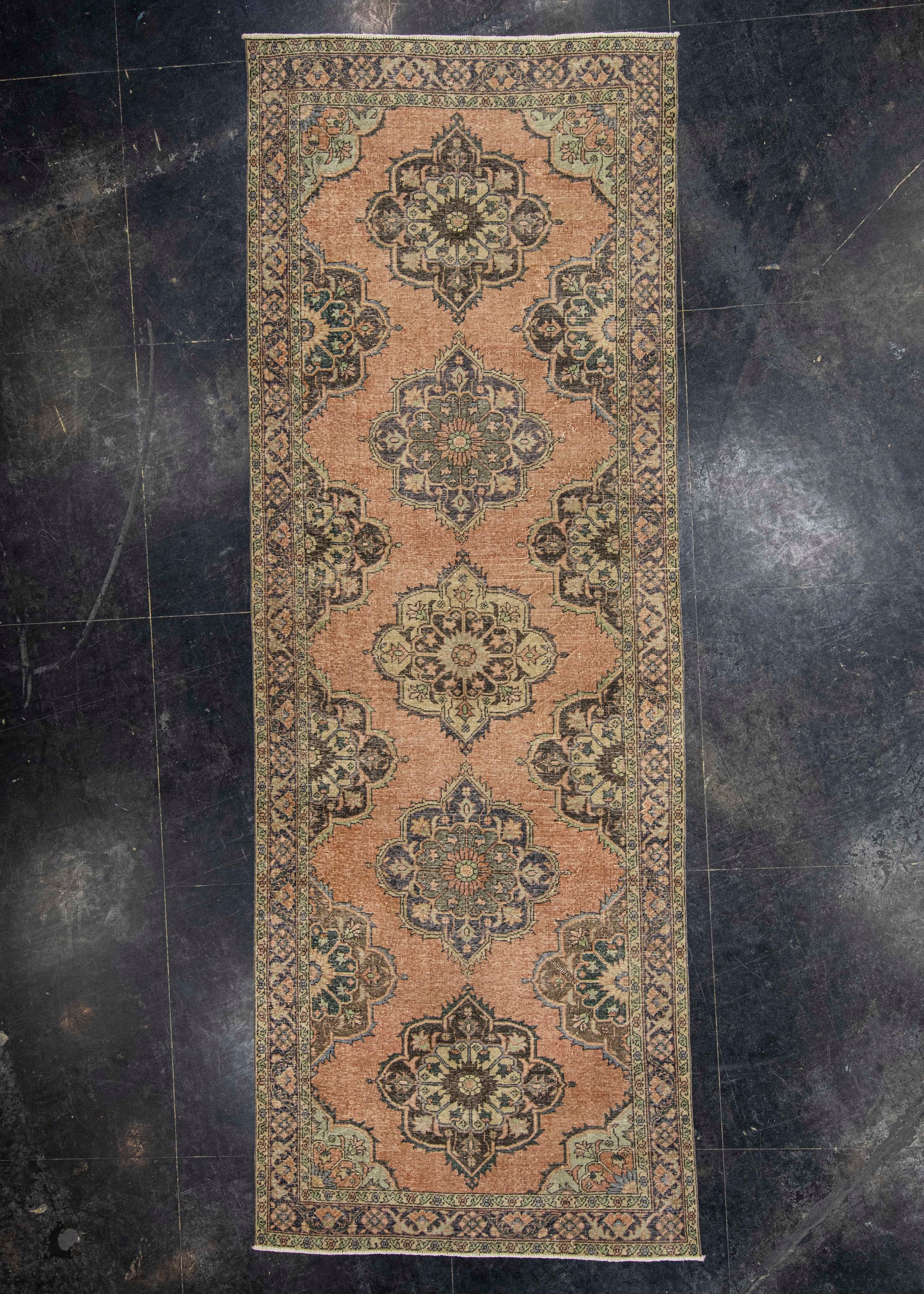 Turkish Vintage Rug  4'9" x 13'2" #21402