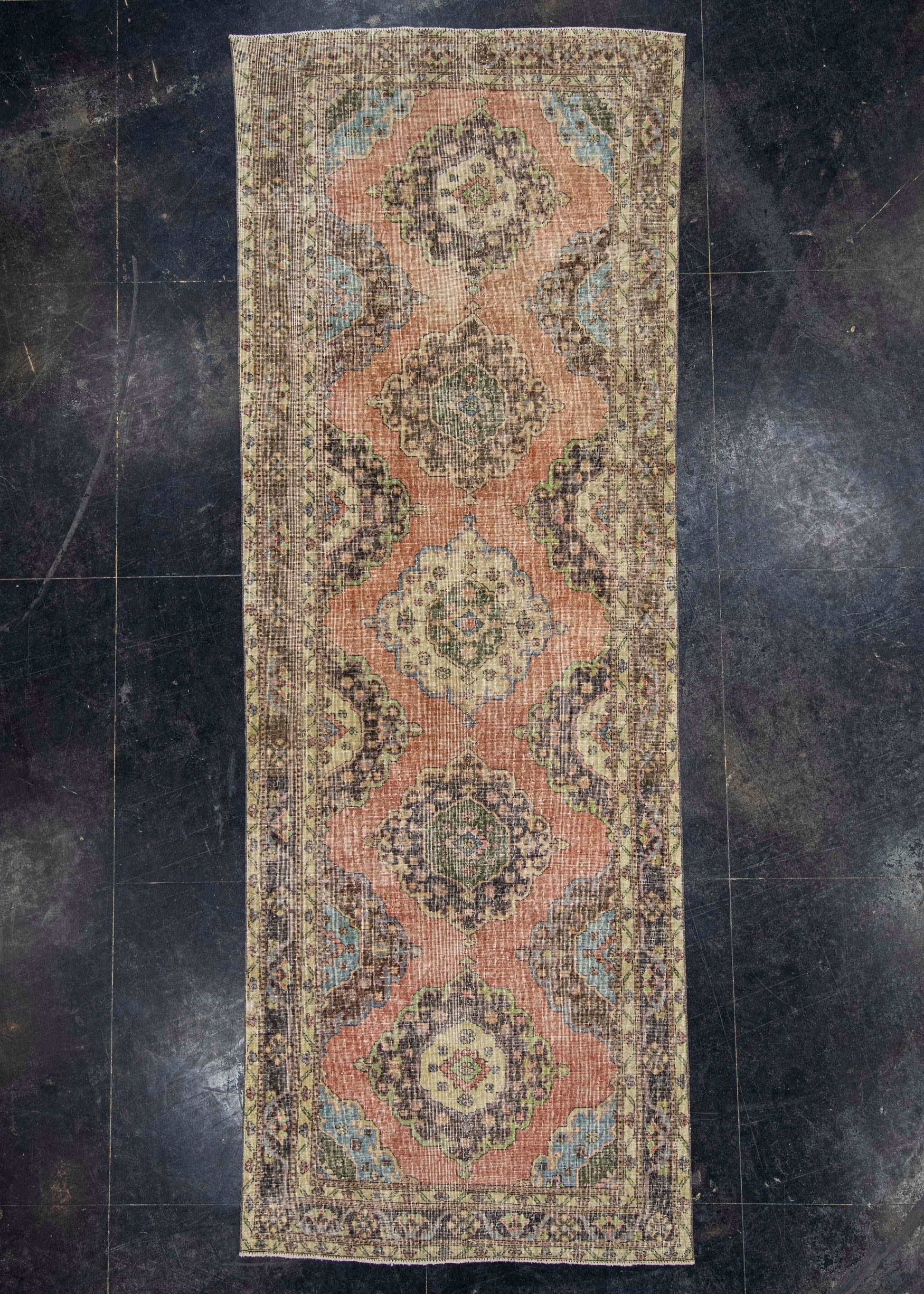 Turkish Vintage Rug  4'4" x 12'1" #21409