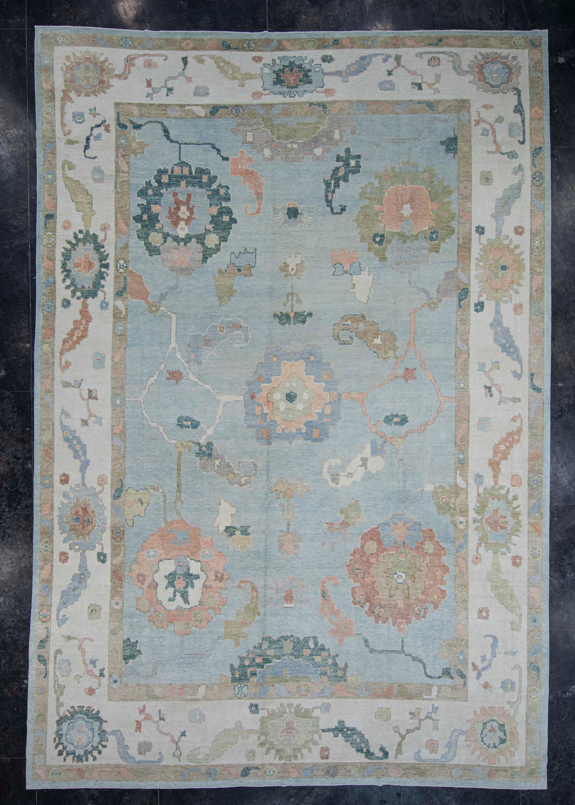 Turkish Oushak Rug 12'10" x 18'9" #20441