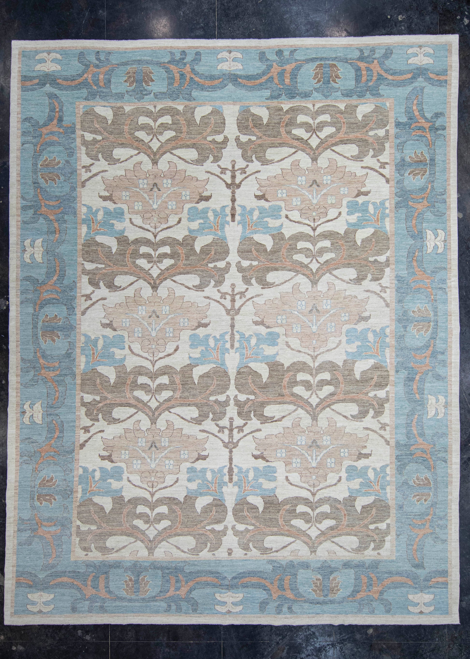Turkish Oushak Antique Look Rug 12'2" x 15'8" #20364