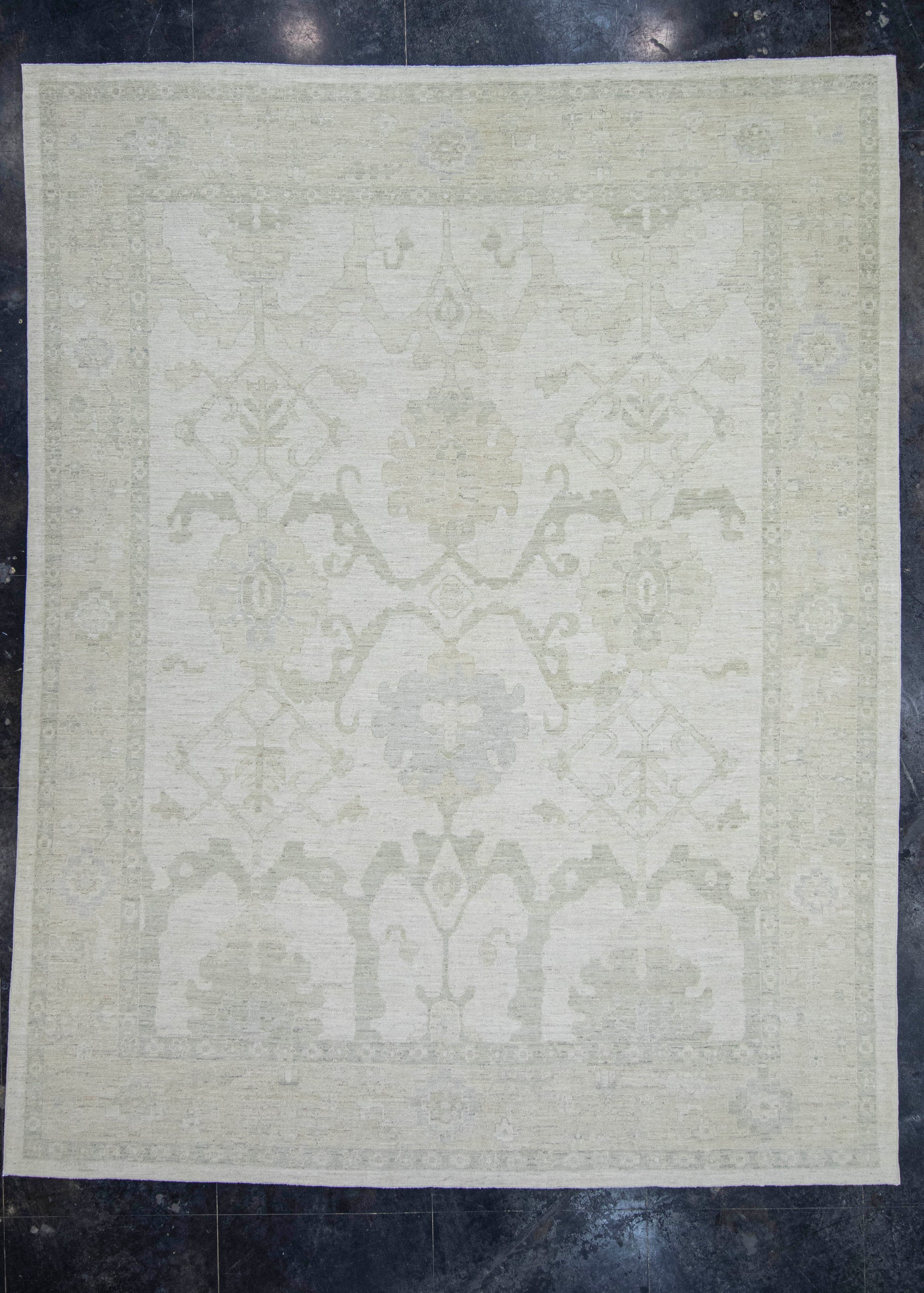 Turkish Oushak Rug 12'4" x 15'9" #20335