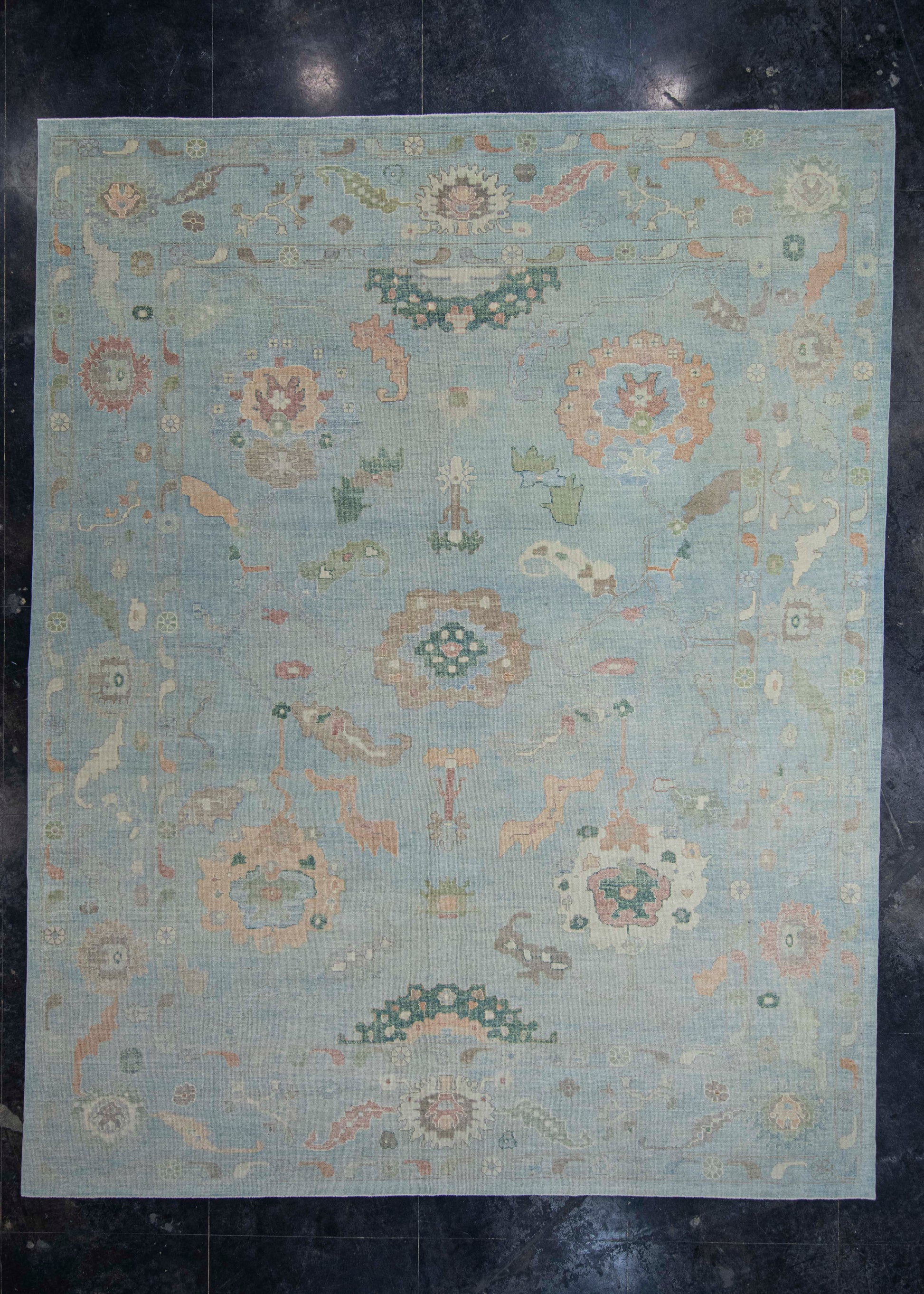 Turkish Oushak Rug 12'3" x 15'5" #20404