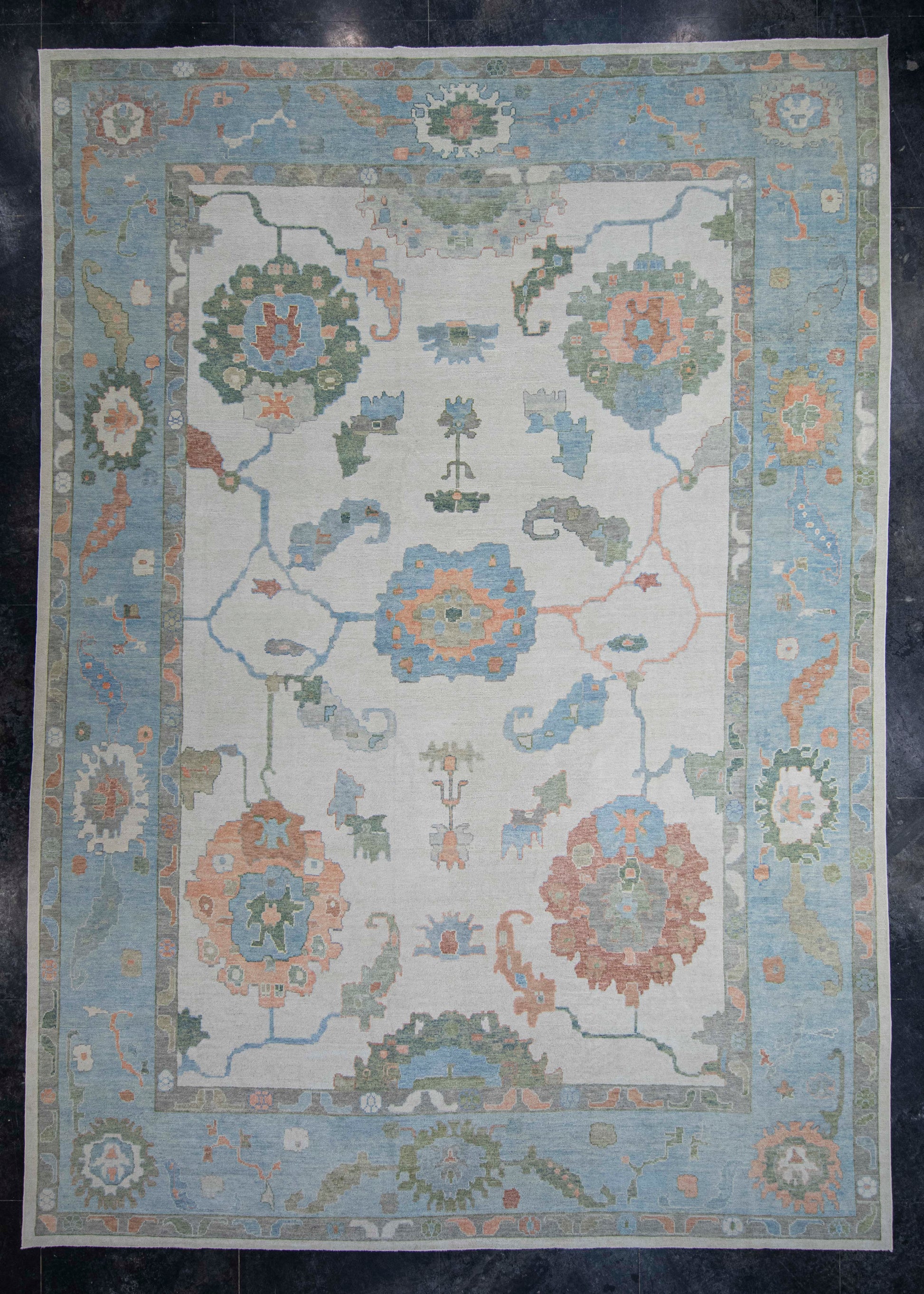 Turkish Oushak Rug 12'11" x 18'3" #20403