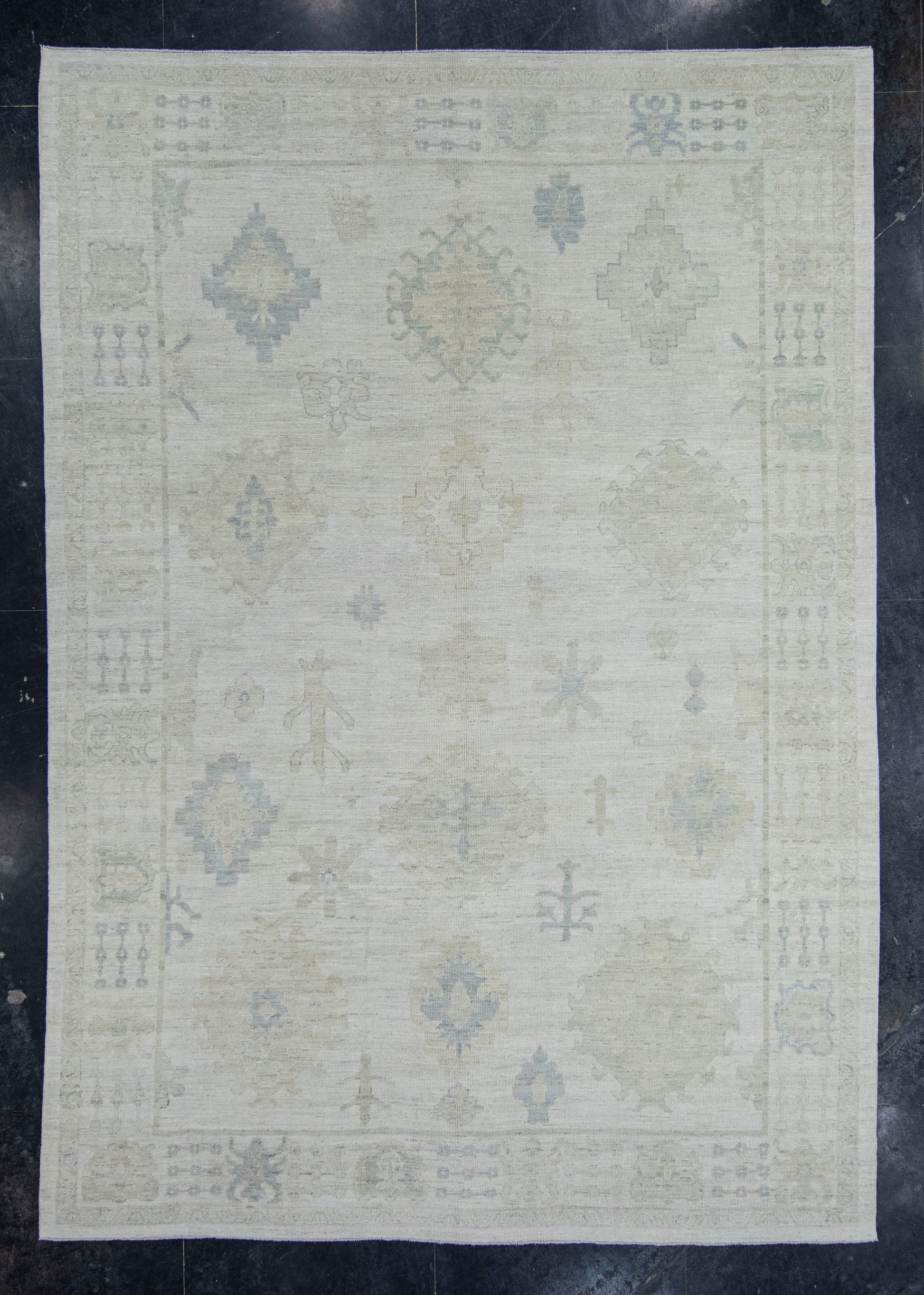 Turkish Oushak Rug 9'11" x 14'1" #20332