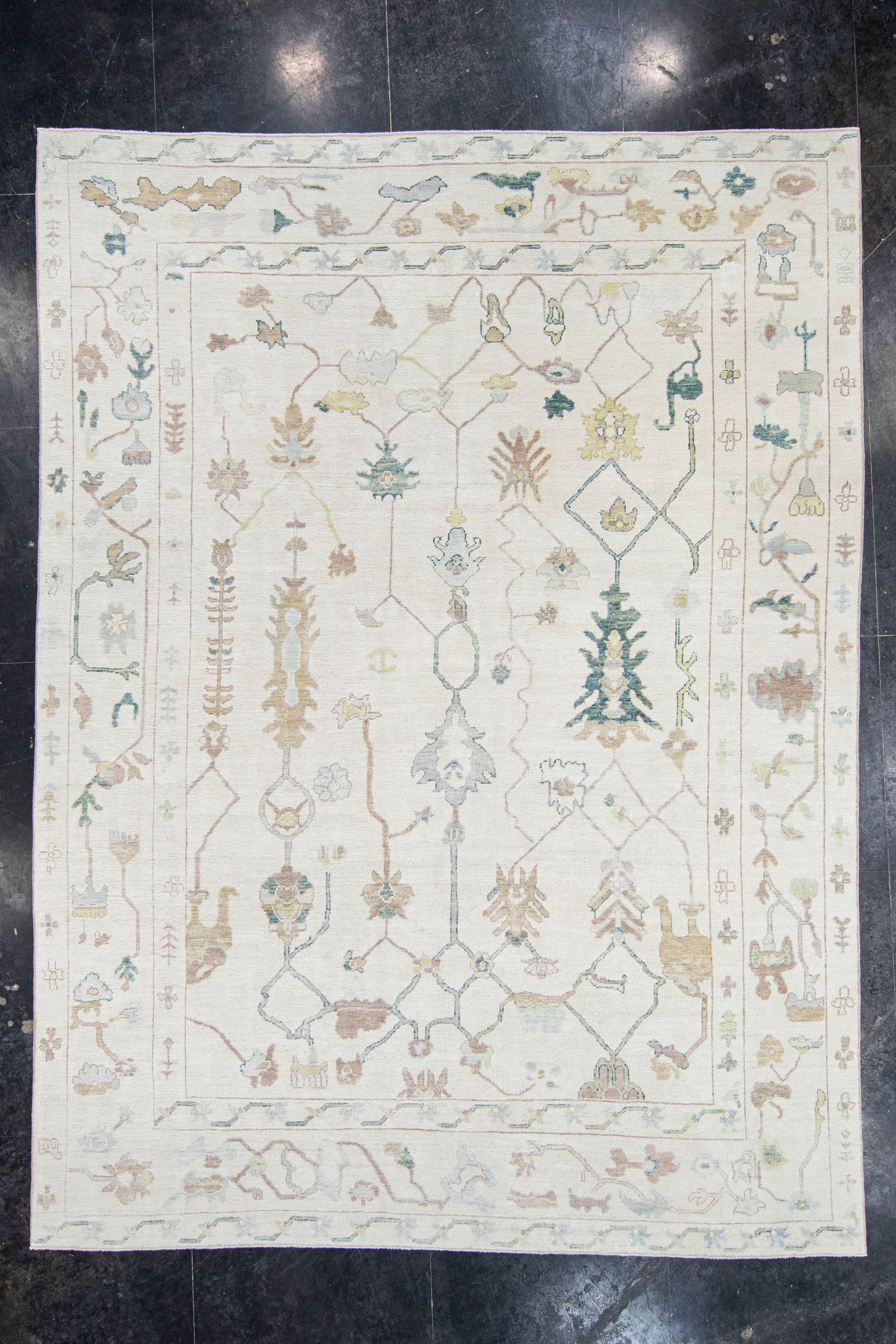 Turkish Oushak Rug 10'6" x 14'2" #20387