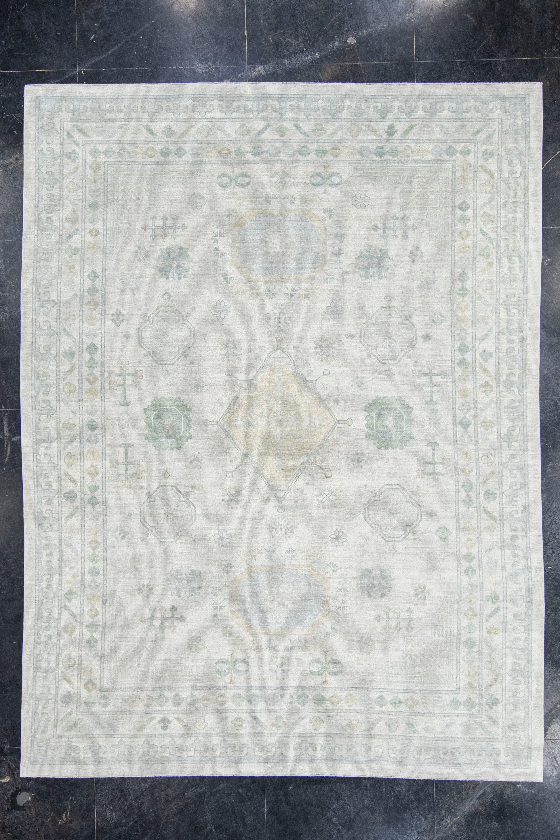 Turkish Oushak Rug 9'2" x 12'3" #20310