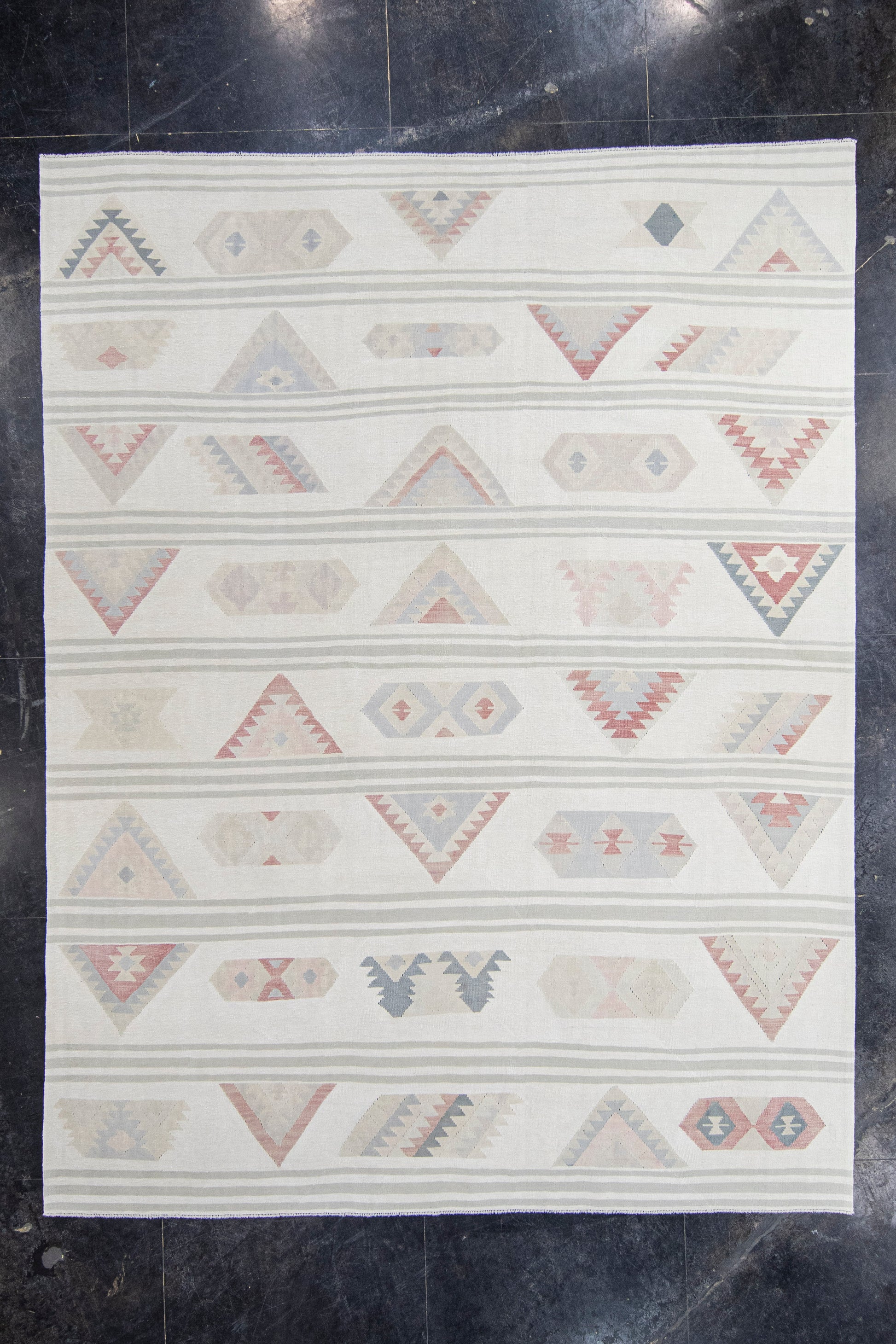 Turkish Kilim Oriental Handmade Flatweave 9'4" x 12'2" #20280