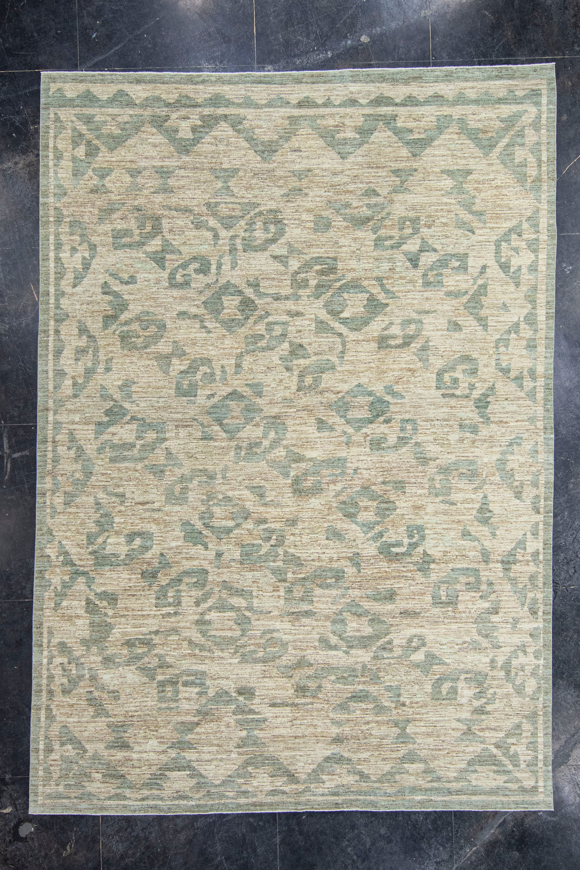 Turkish Oushak Rug 8'10" x 12'7" #20276