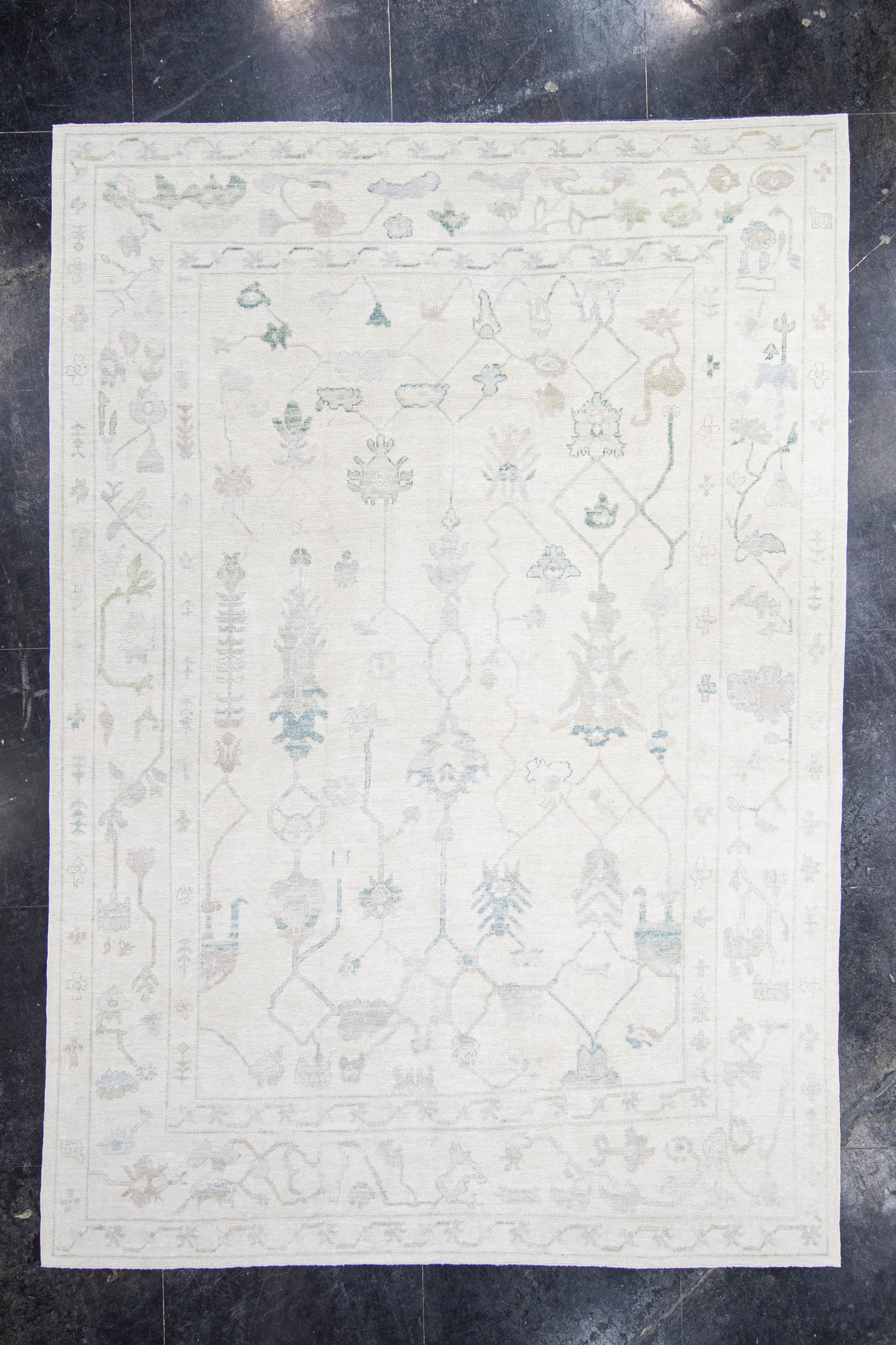 Turkish Oushak Rug 9'3" x 13'3" #20420