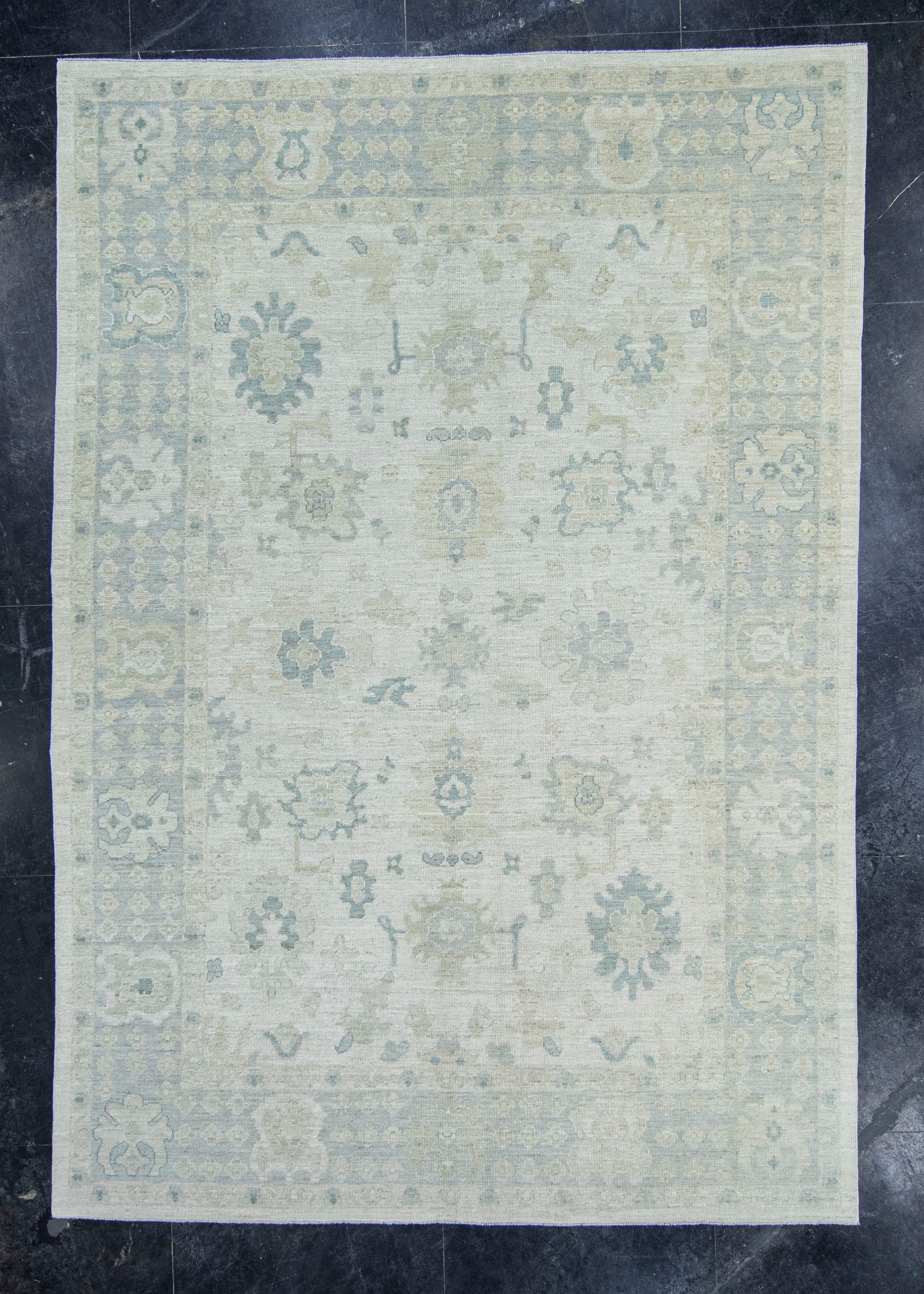 Turkish Oushak Rug 8'10" x 12'9" #20354