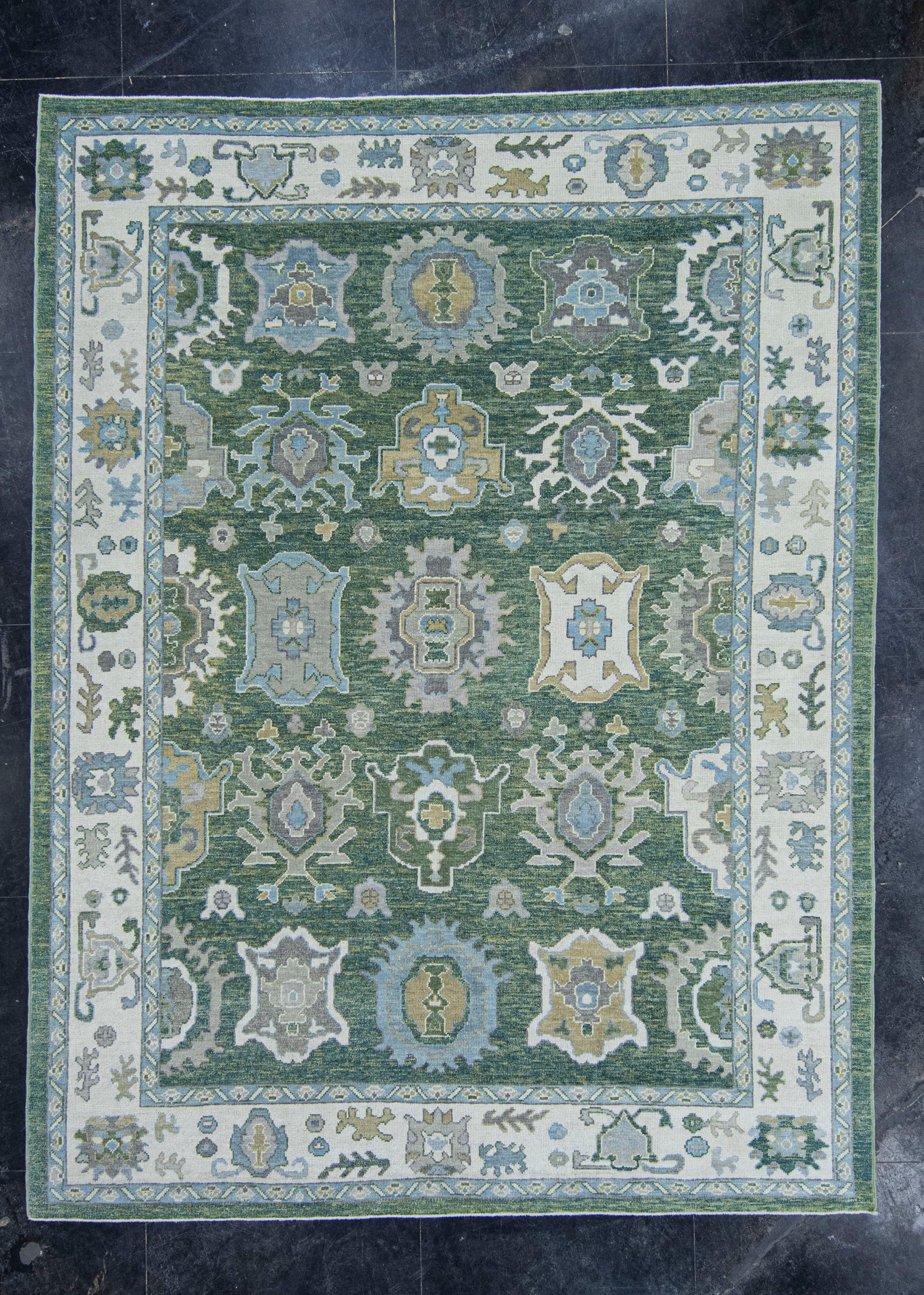 Turkish Oushak Rug 9'3" x 12'3" #20381
