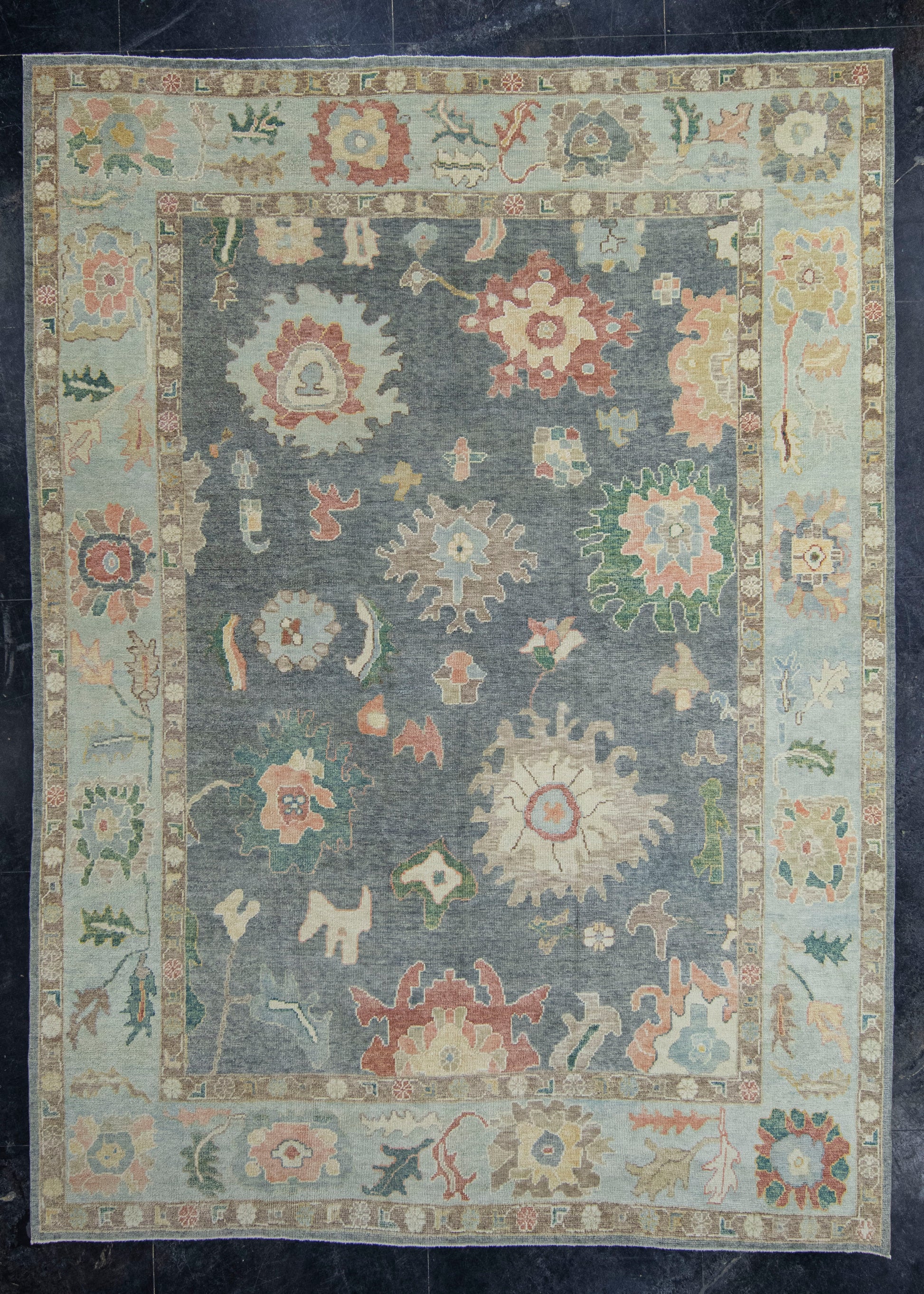 Turkish Oushak Rug 9'6" x 13' #20376