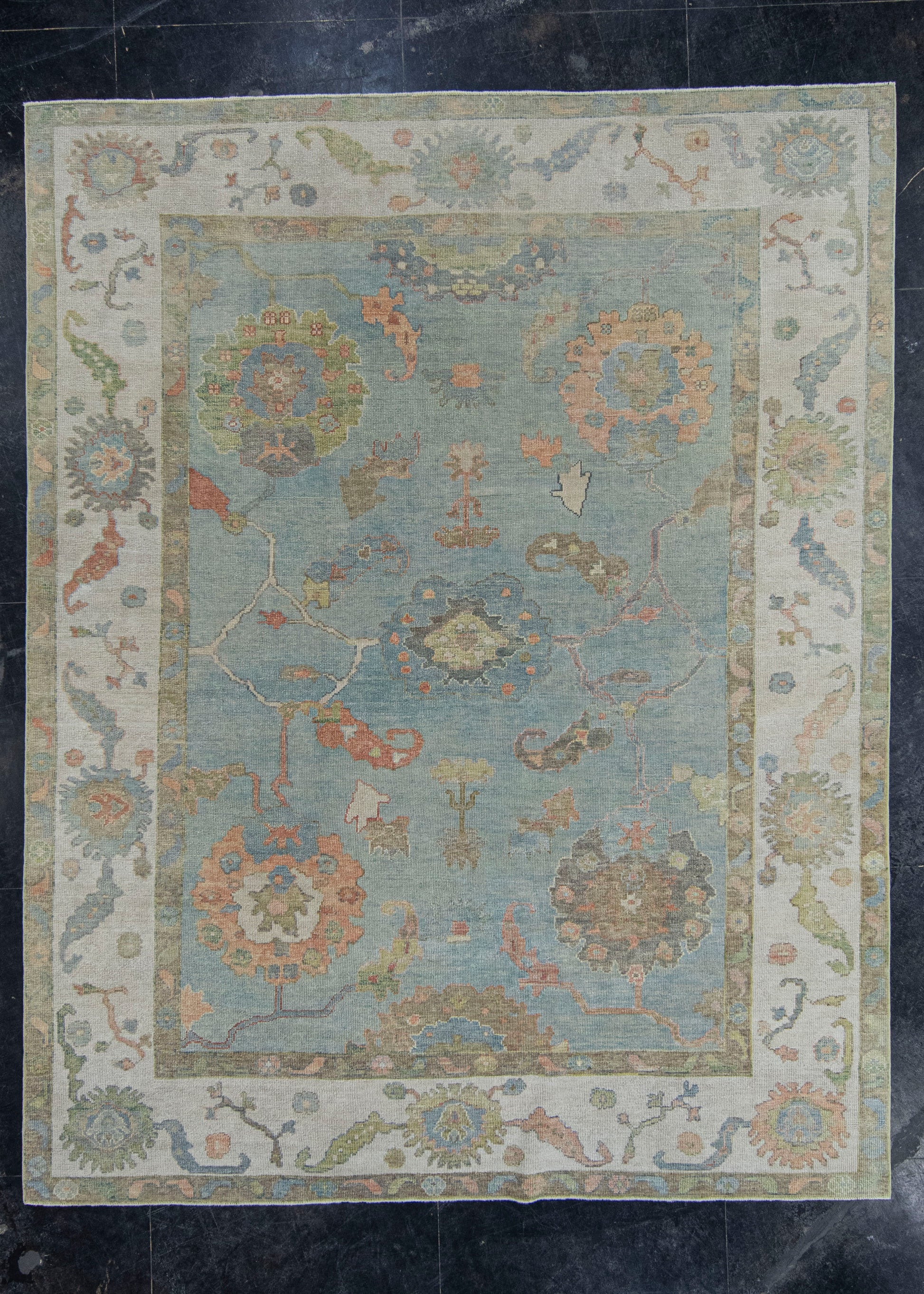 Turkish Oushak Rug 9' x 11'6" #20375