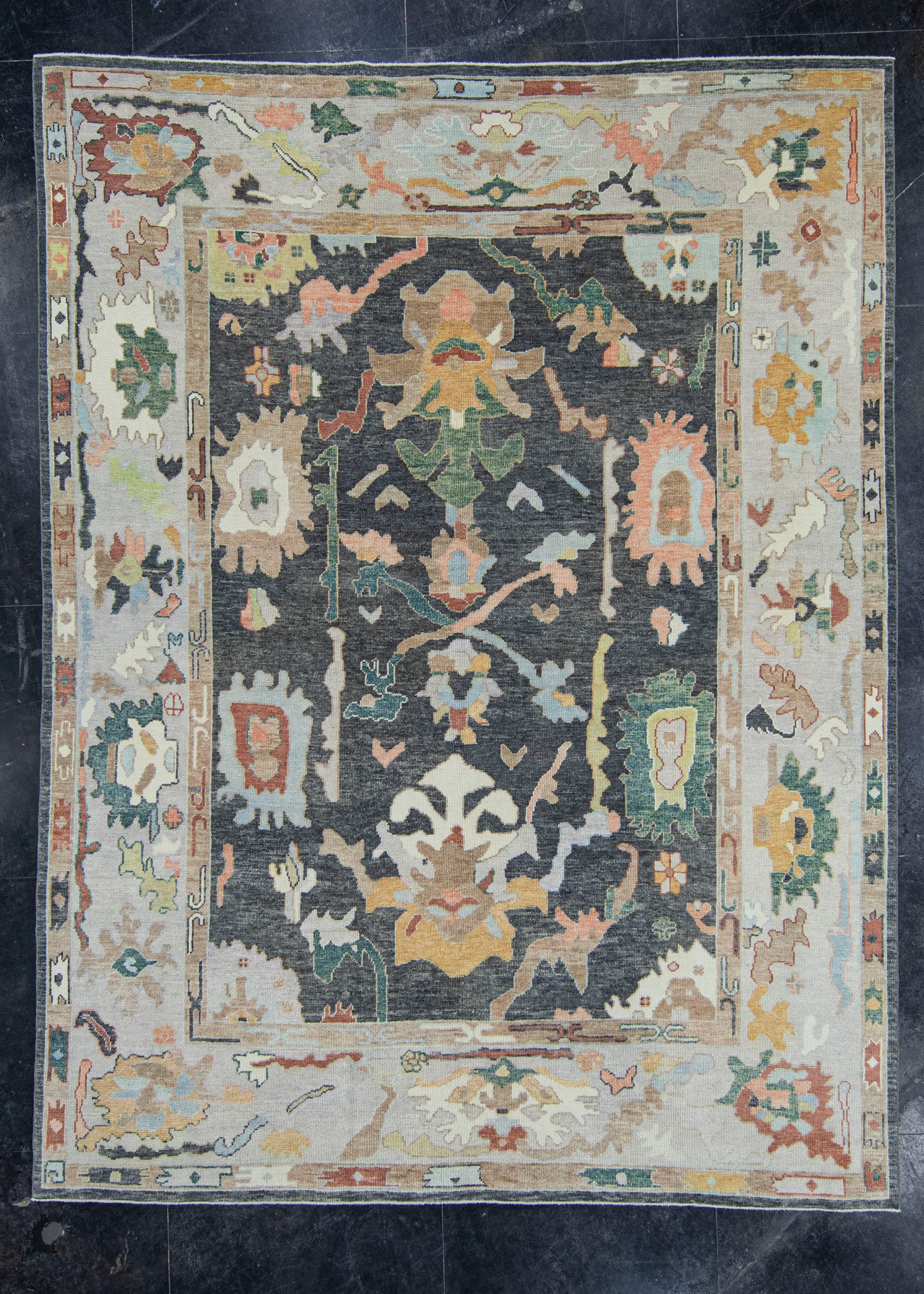 Turkish Oushak Rug 9'4" x 12'5" #20379