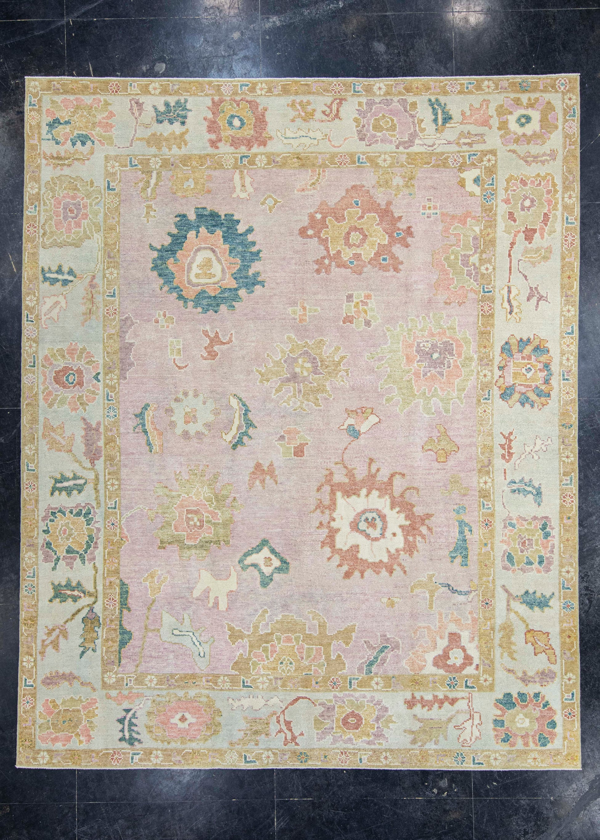 Turkish Oushak Rug 8'6" x 10'6" #20405