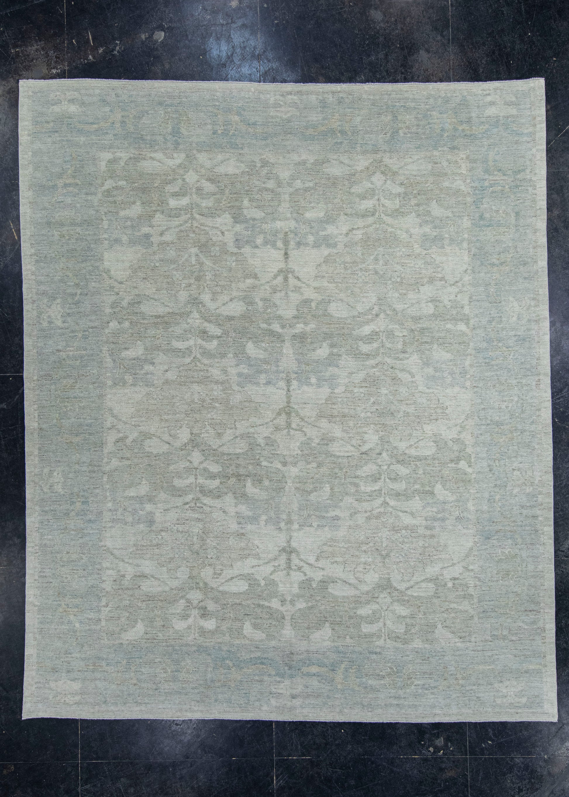 Turkish Oushak Antique Look Rug 8'2" x 9'10" #20340