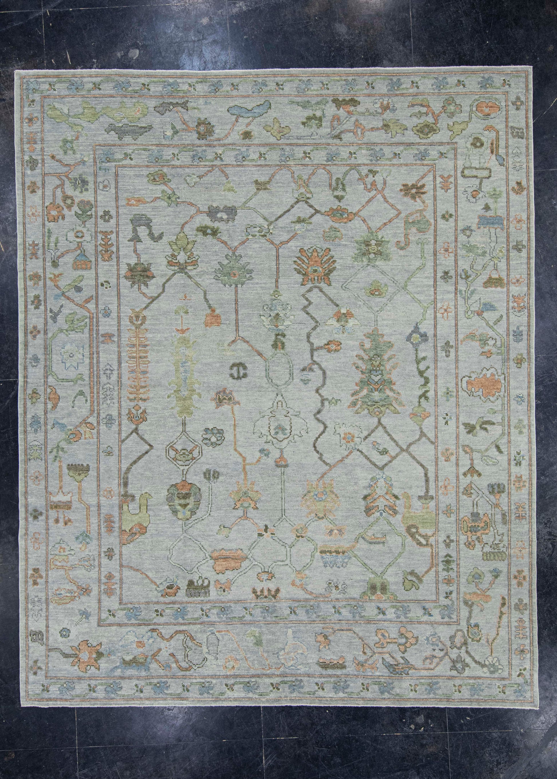 Turkish Oushak Rug 8'5" x 10'4" #20419